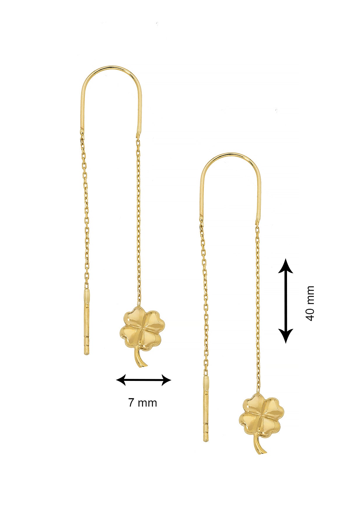 BONNE CHANCE OHRRINGE | 14K GOLD