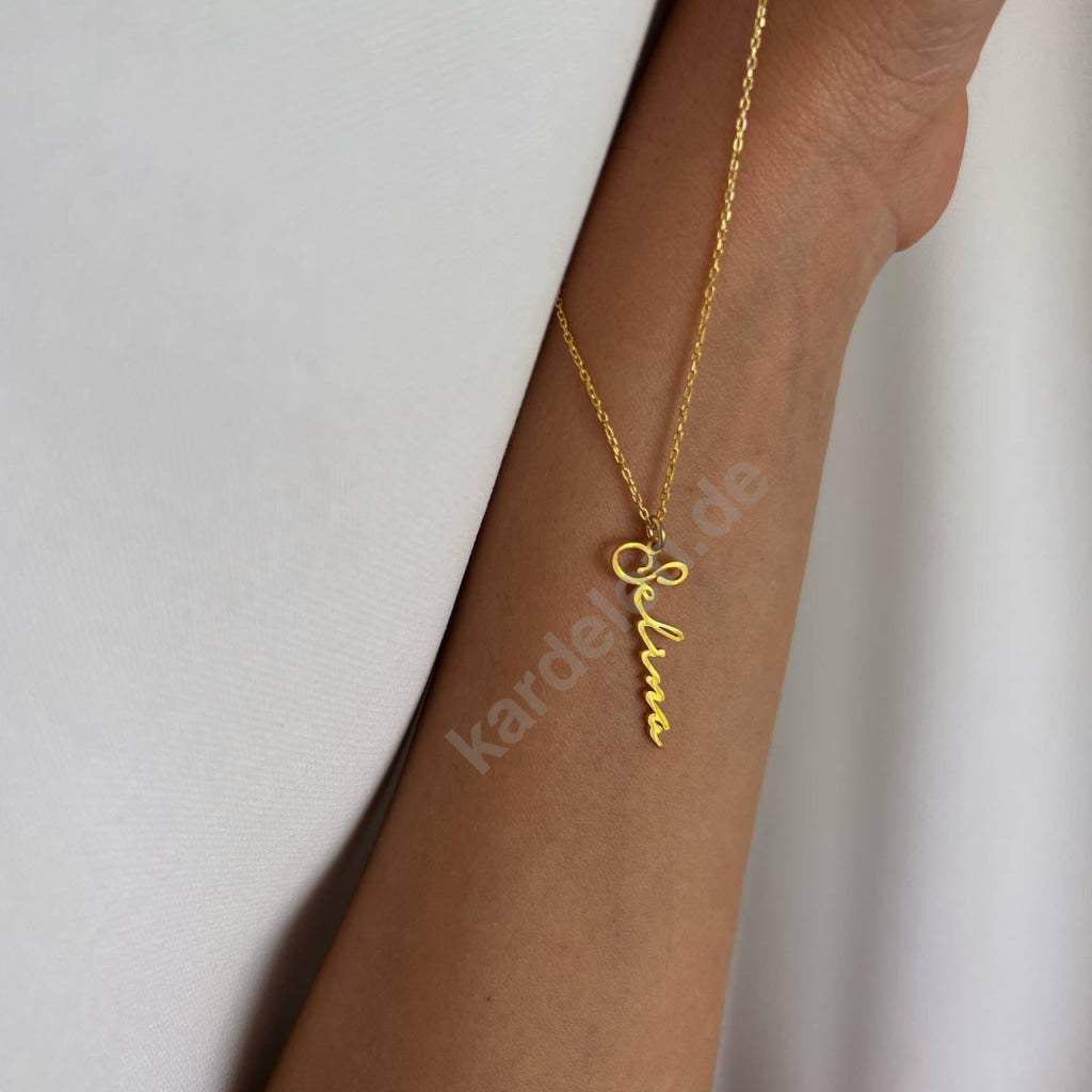 14K GOLD SIGNATUR NAMENSKETTE (7245812695085)