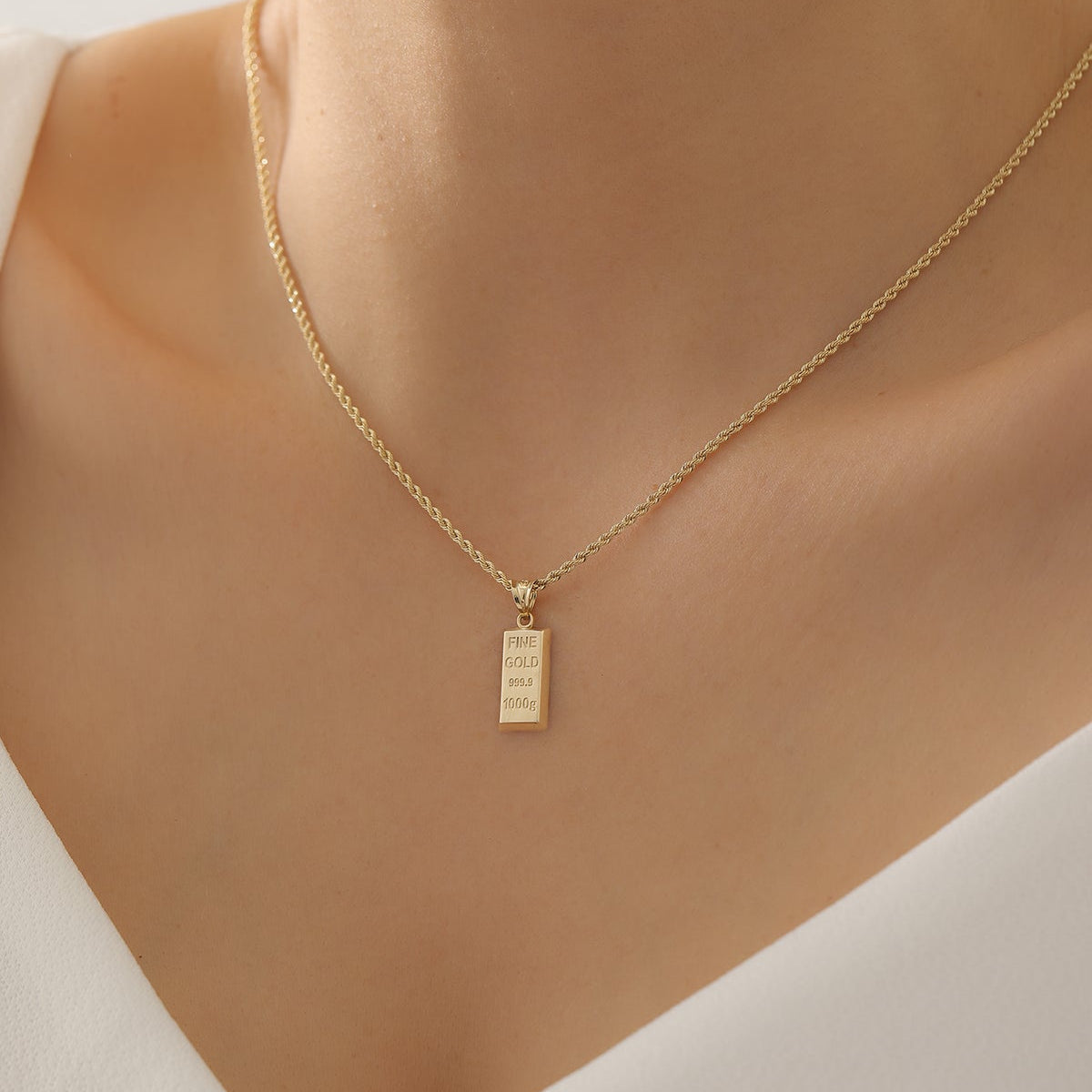 BARREN ANHÄNGER | 14K GOLD