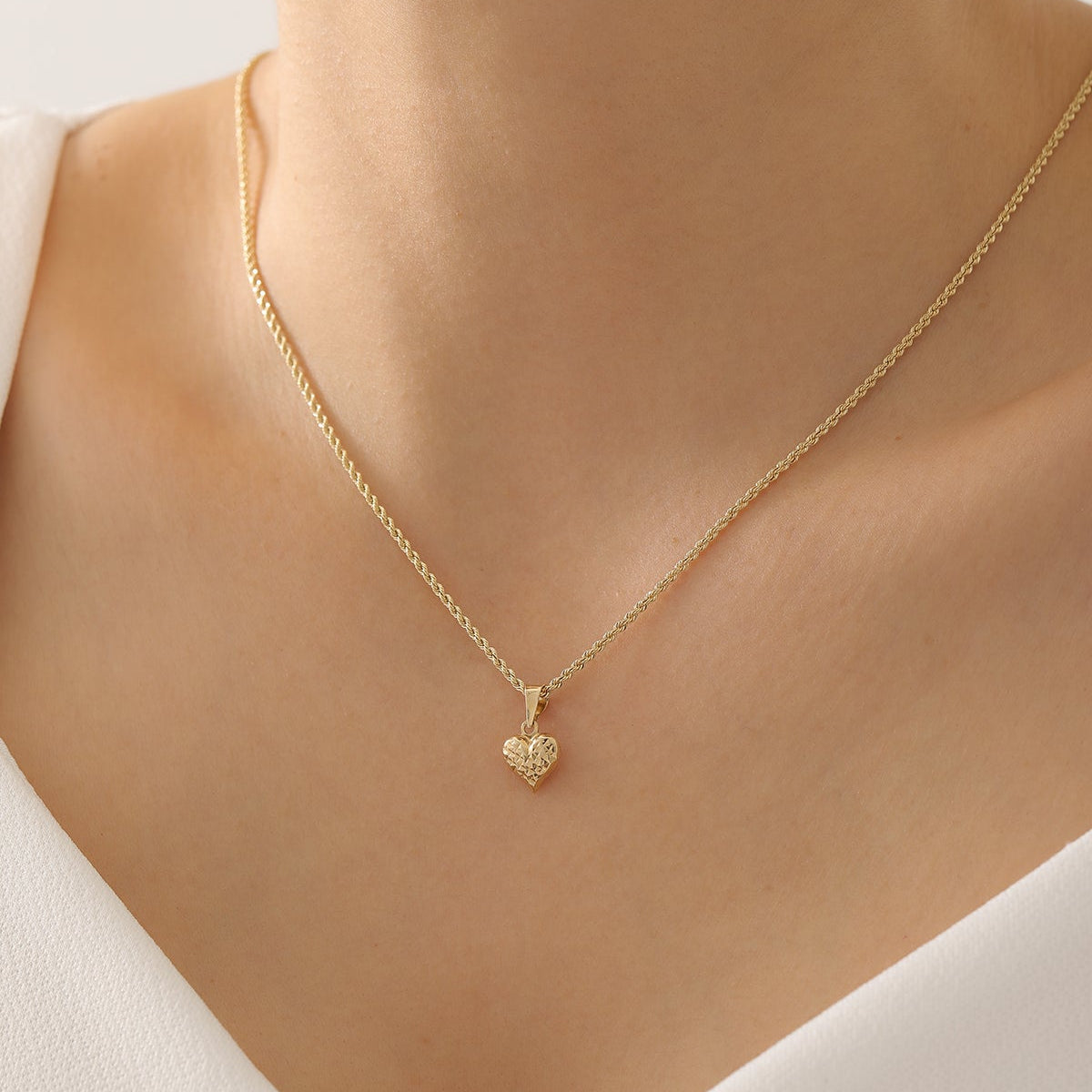 HERZ-ANHÄNGER | 14K GOLD
