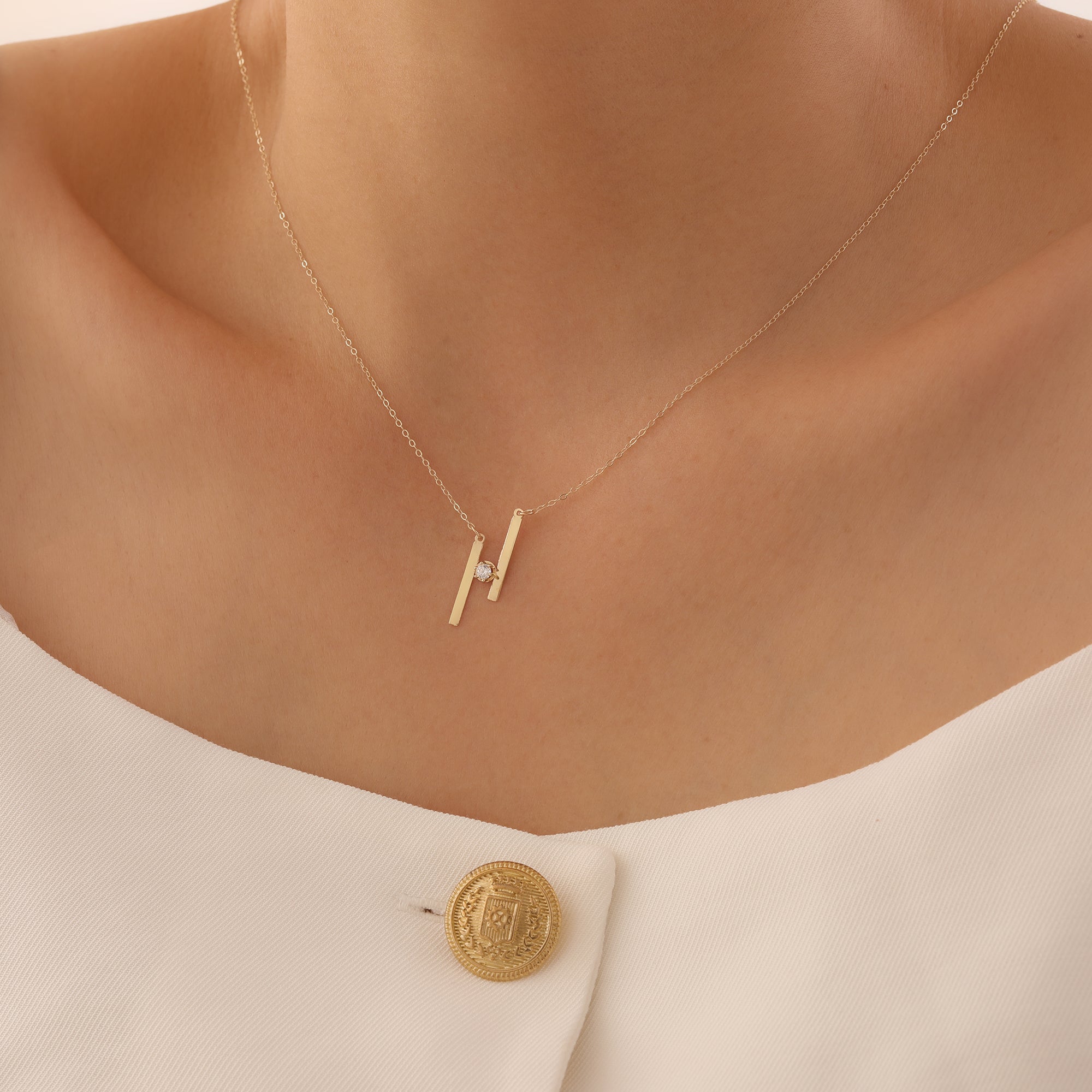 BALANCE HALSKETTE MIT ZİRKONSTEIN | 14K GOLD
