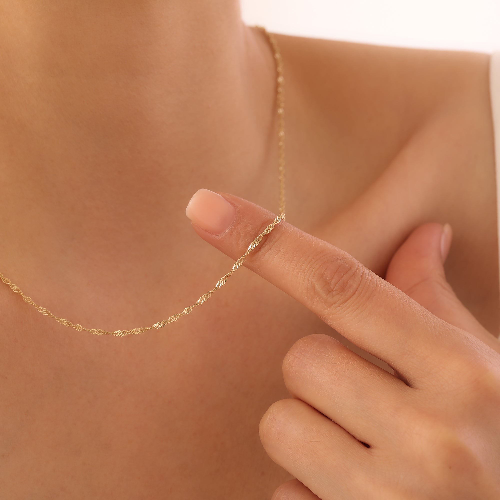 GEDREHTE HALSKETTE | 14K GOLD