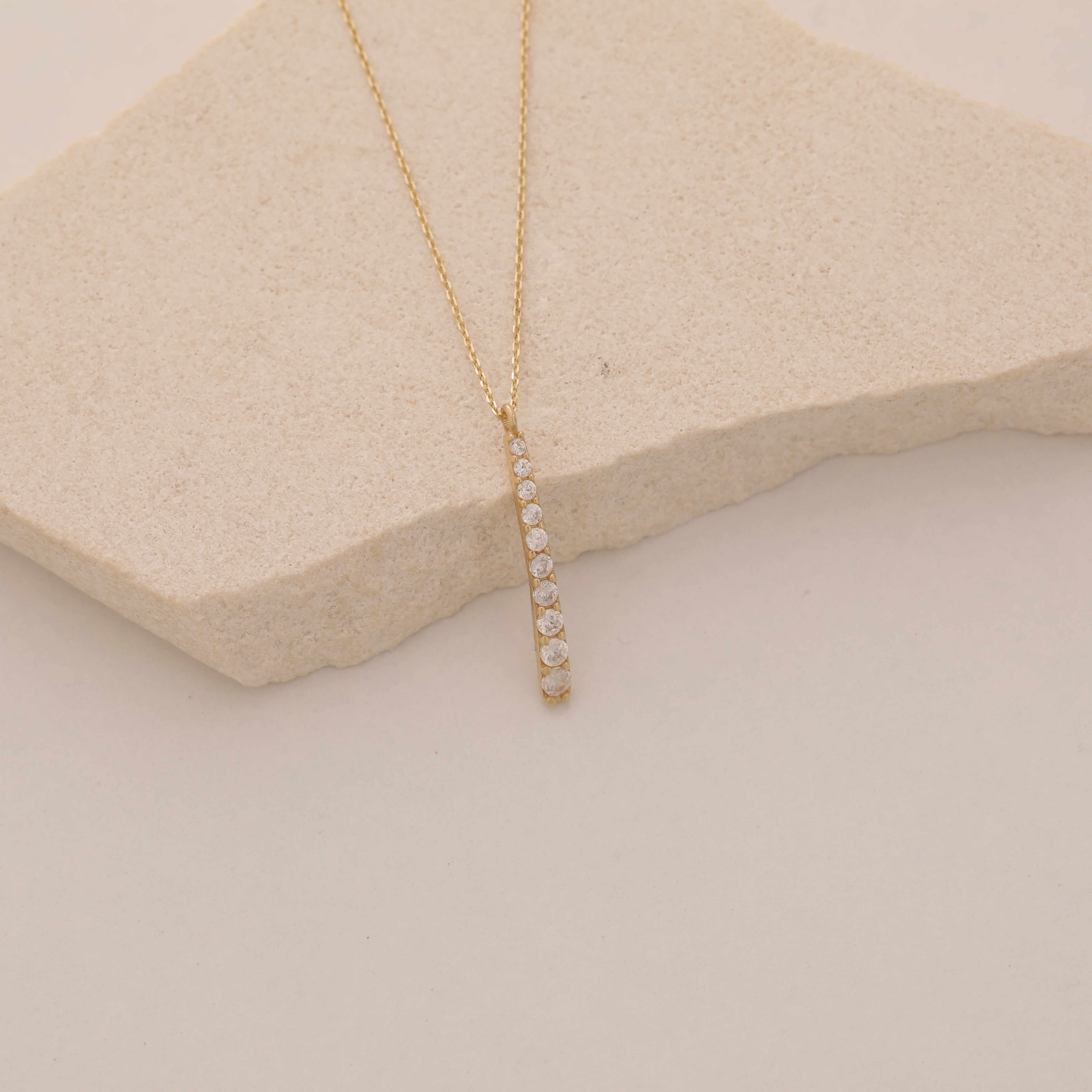 GLANZSTAB HALSKETTE | 14K GOLD
