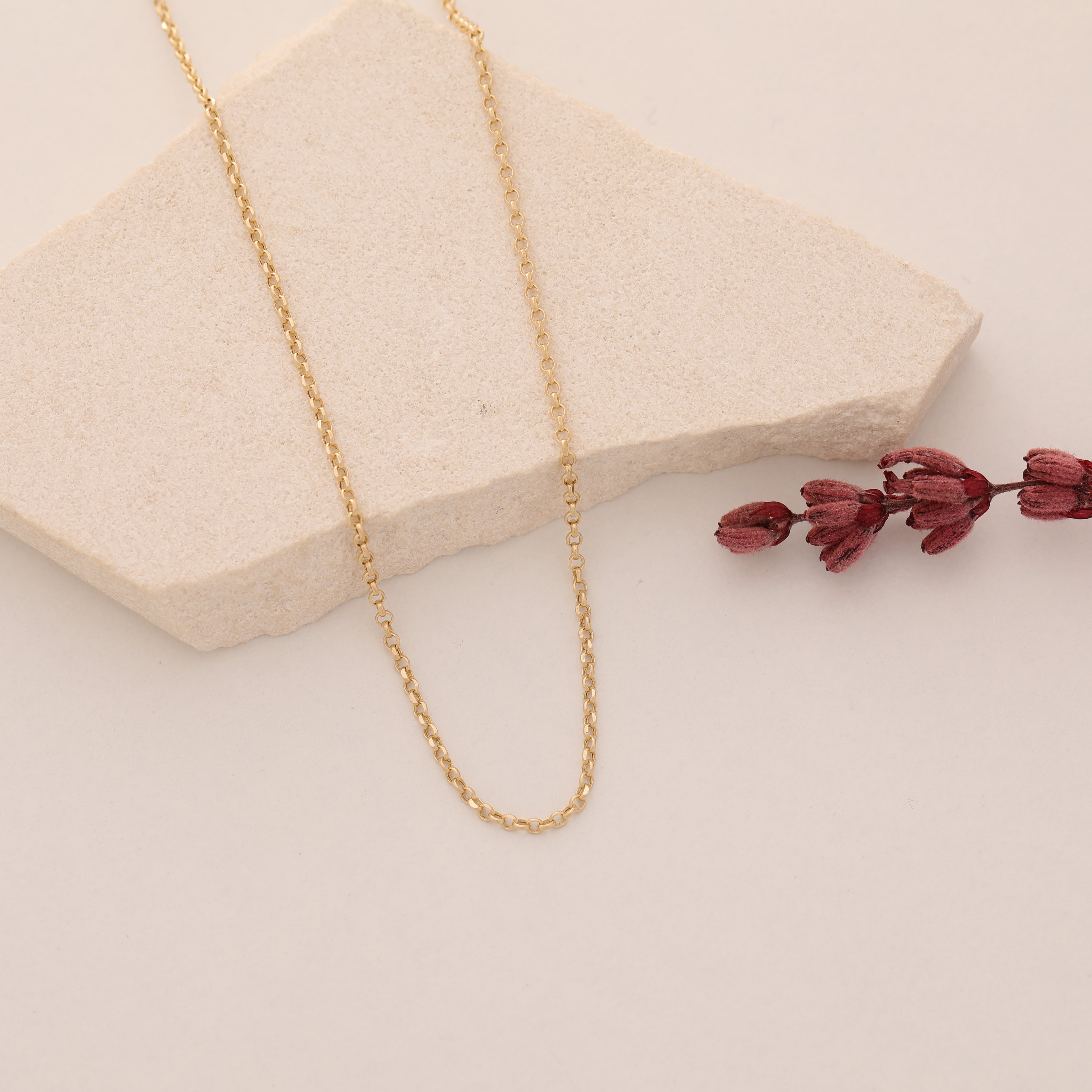 FEINE,ELEGANTE HALSKETTE | 14K GOLD