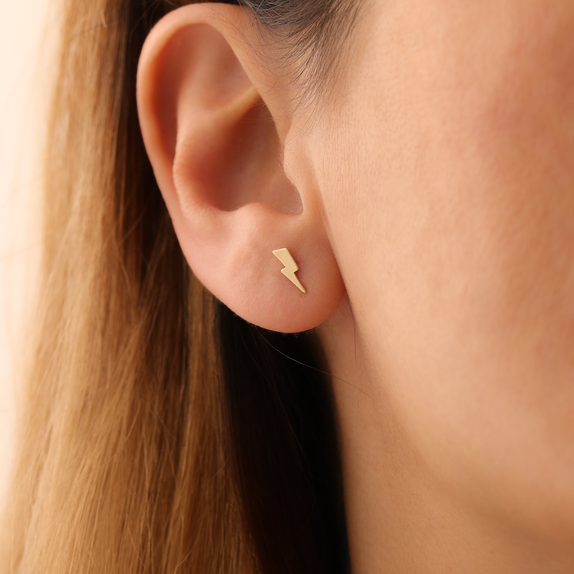 MINIMALE BLITZ-OHRRINGE | 14K GOLD