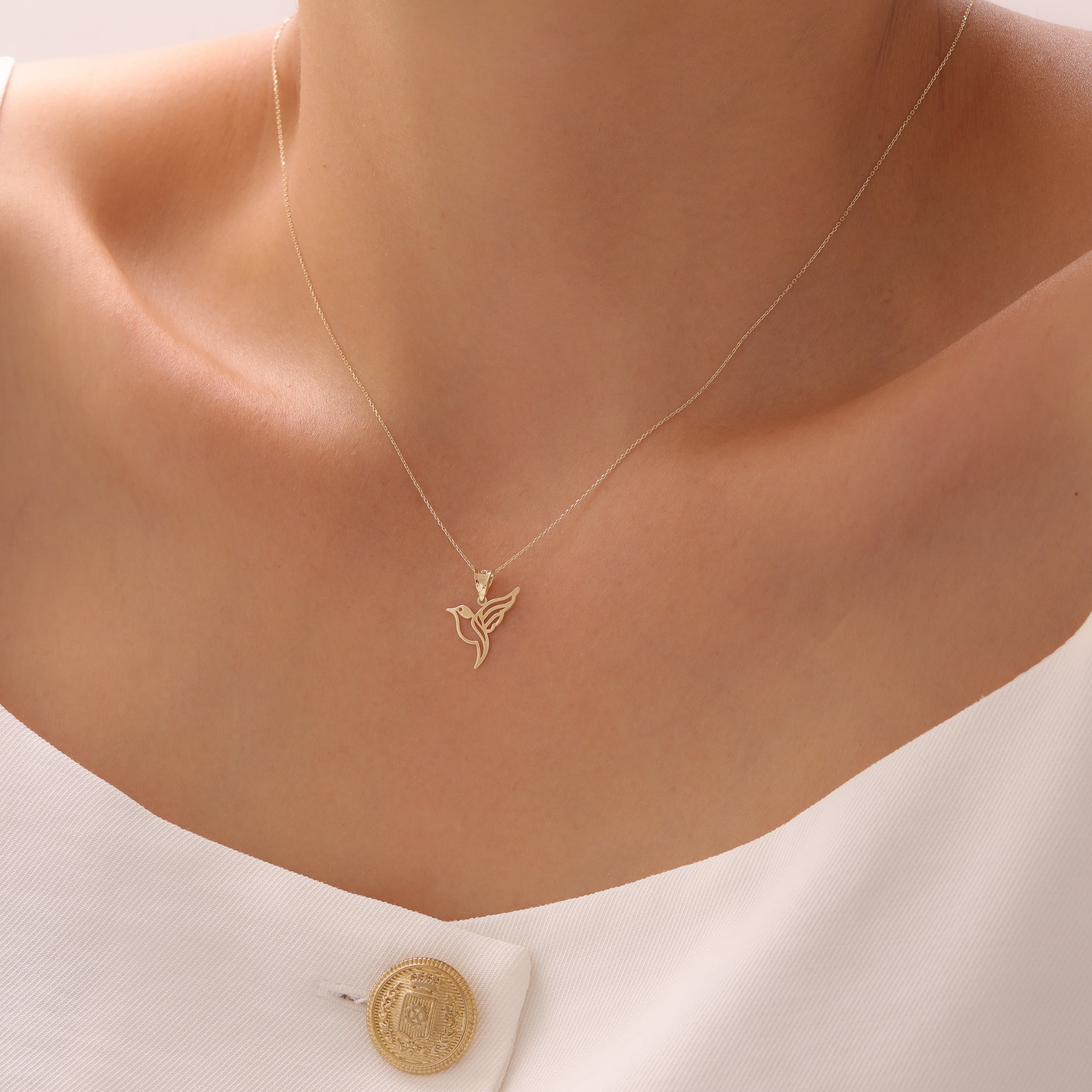 GLÜCKSVOGEL ANHÄNGER | 14K GOLD