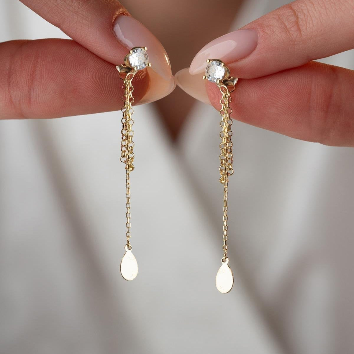 LUNA DROP MODEL II OHRRINGE | 925 SILBER