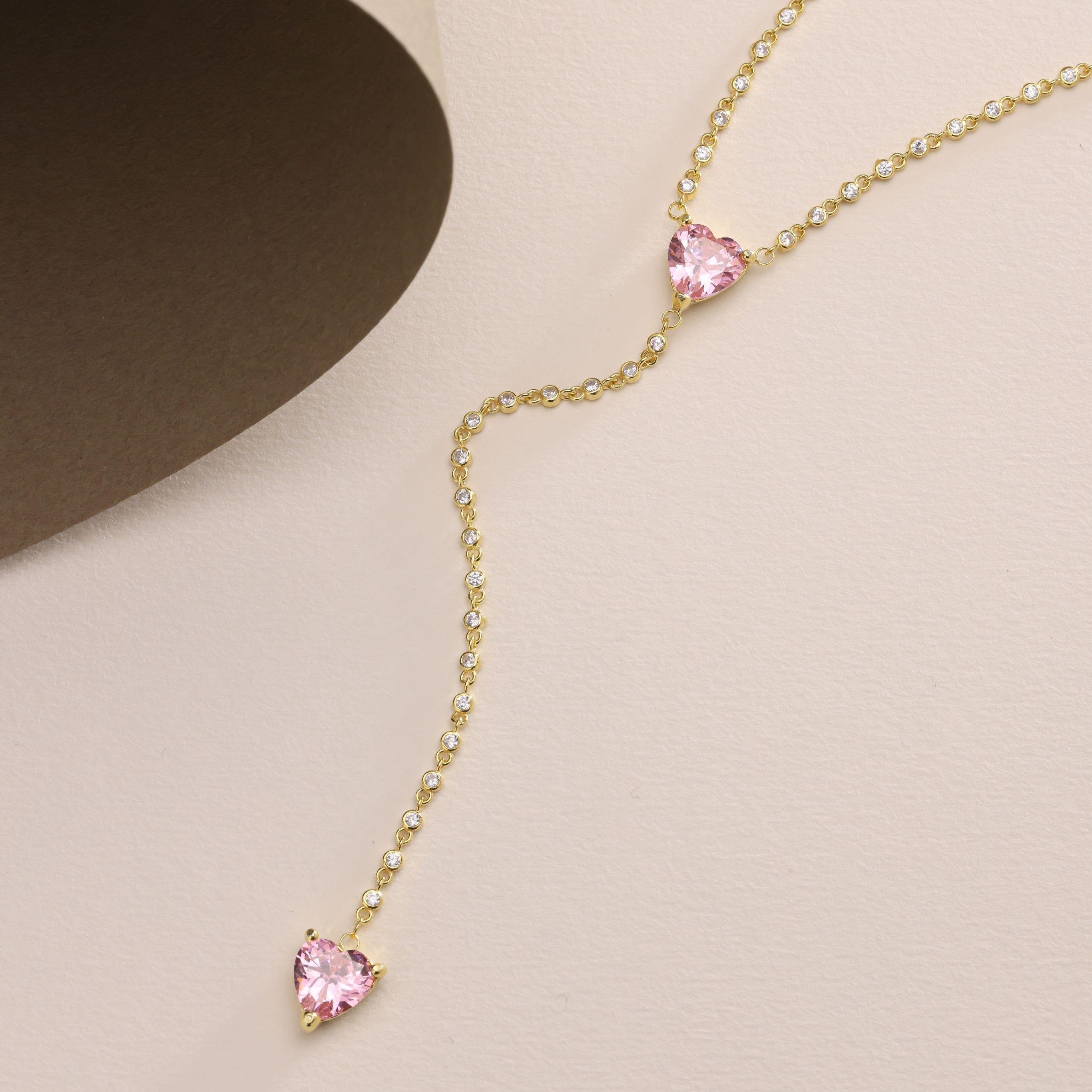 ROSE HERZ Y KETTE | 925 SILBER