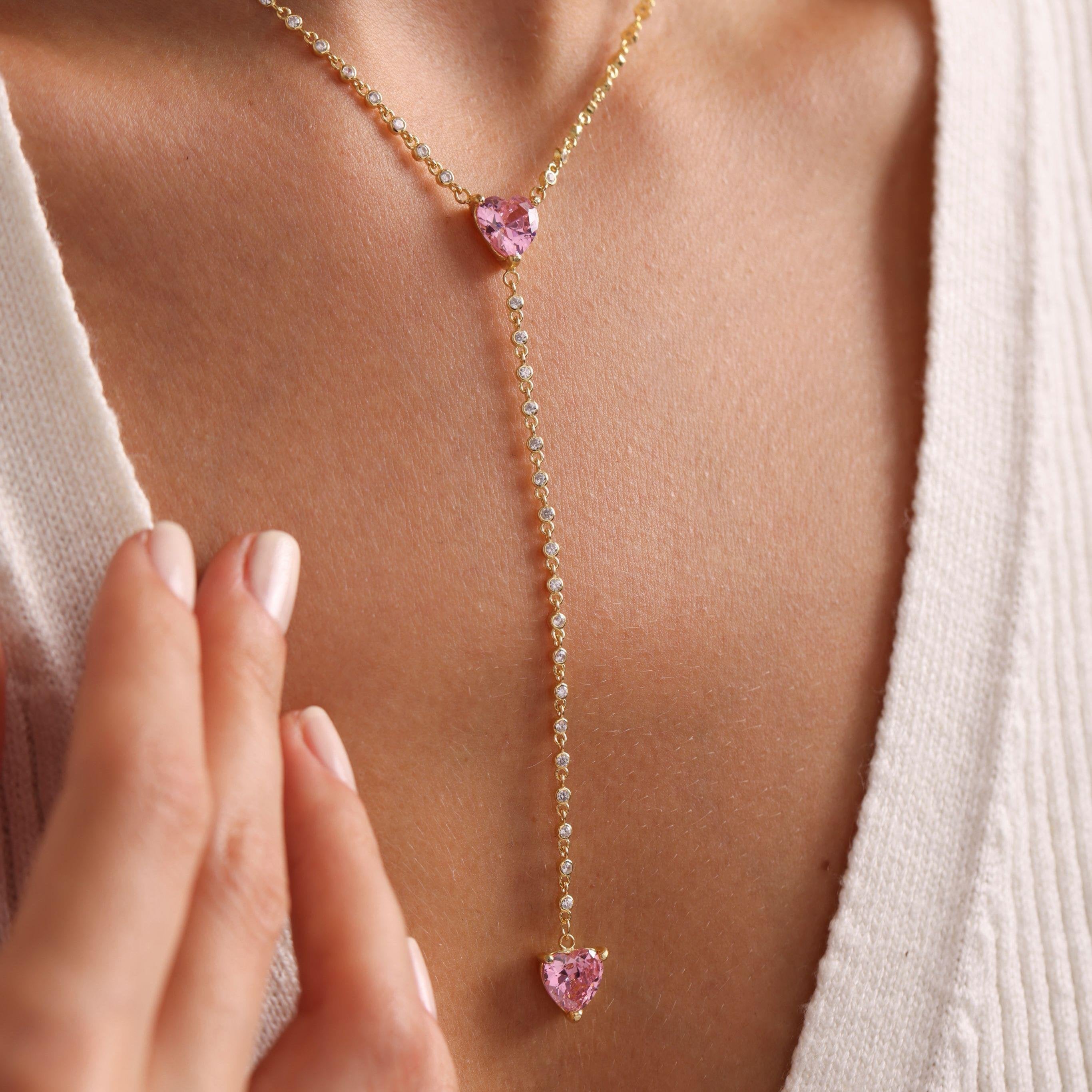 ROSE HERZ Y KETTE | 925 SILBER