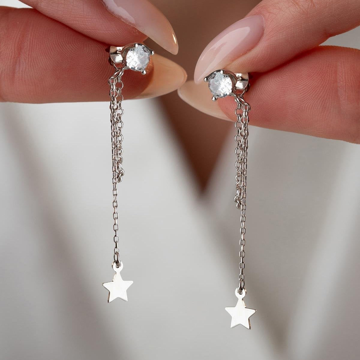 LUNA STERN OHRRINGE | 925 SILBER