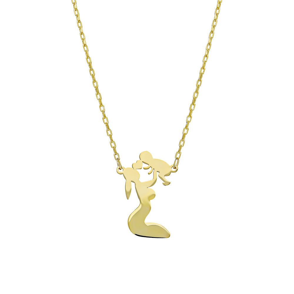 MOM HEART HALSKETTE | 925 SILBER