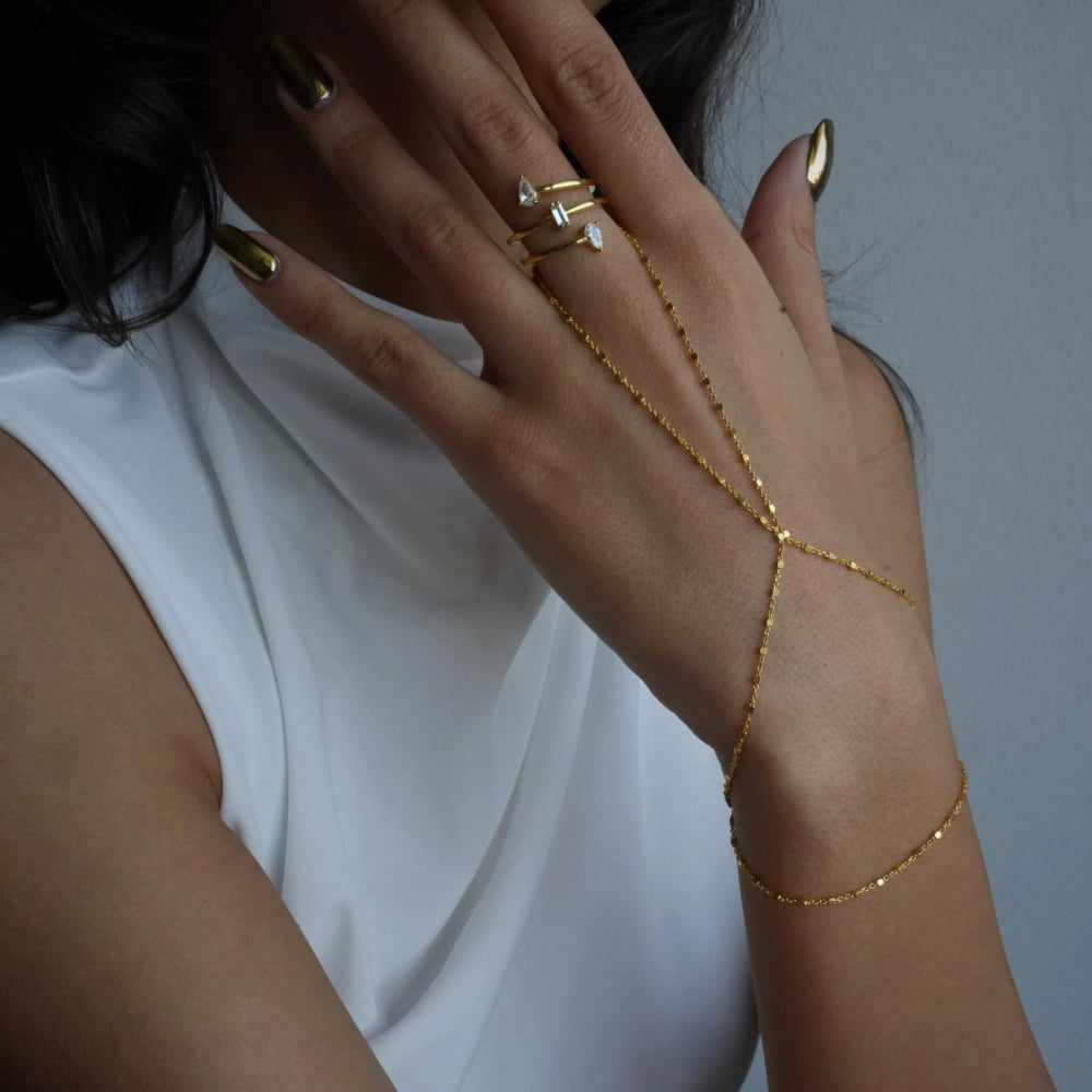 CRUSH CHAIN HANDKETTE | 925 SILBER