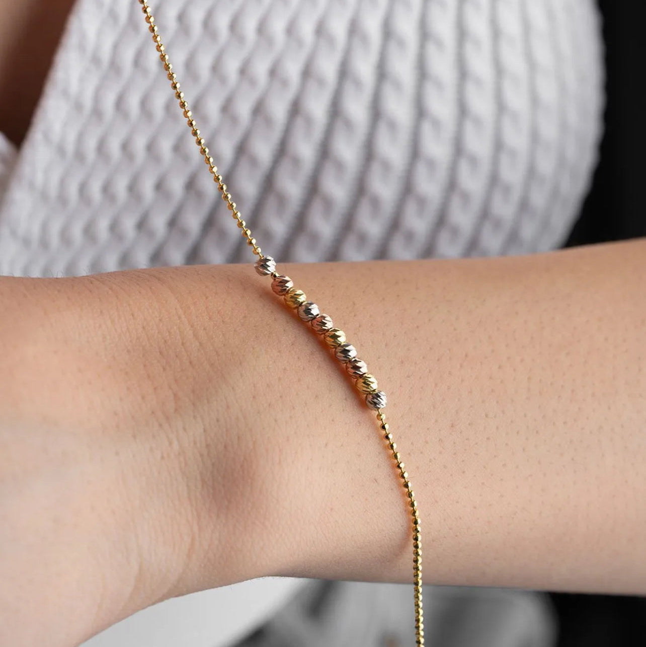 TRICOLOR DORIKA ARMBAND | 925 SILBER