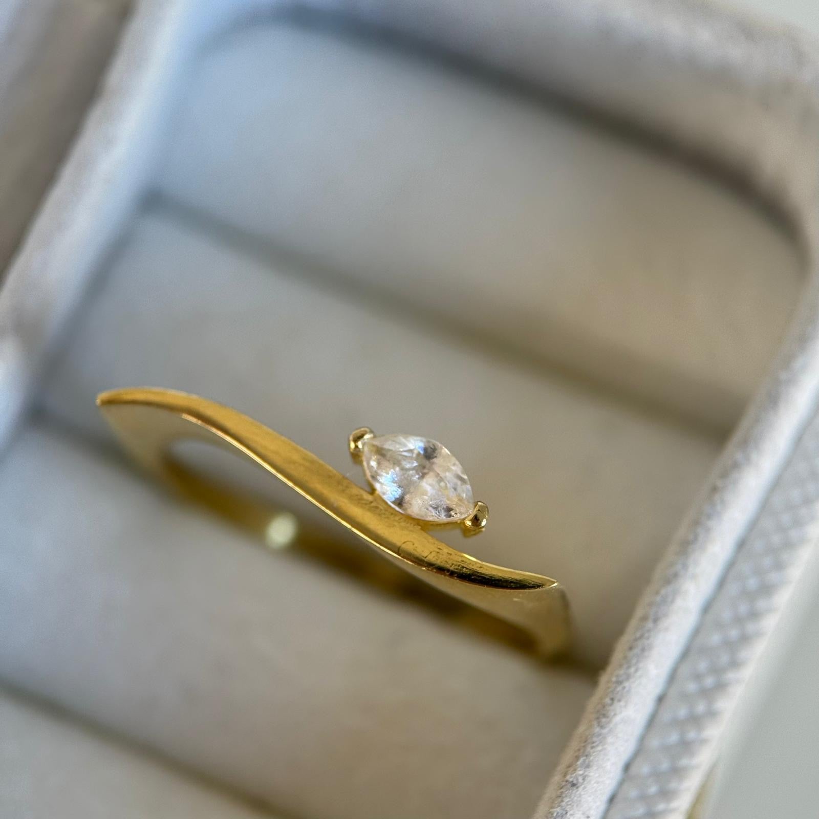 DUO ZIRKONIA RING | 925 SILBER