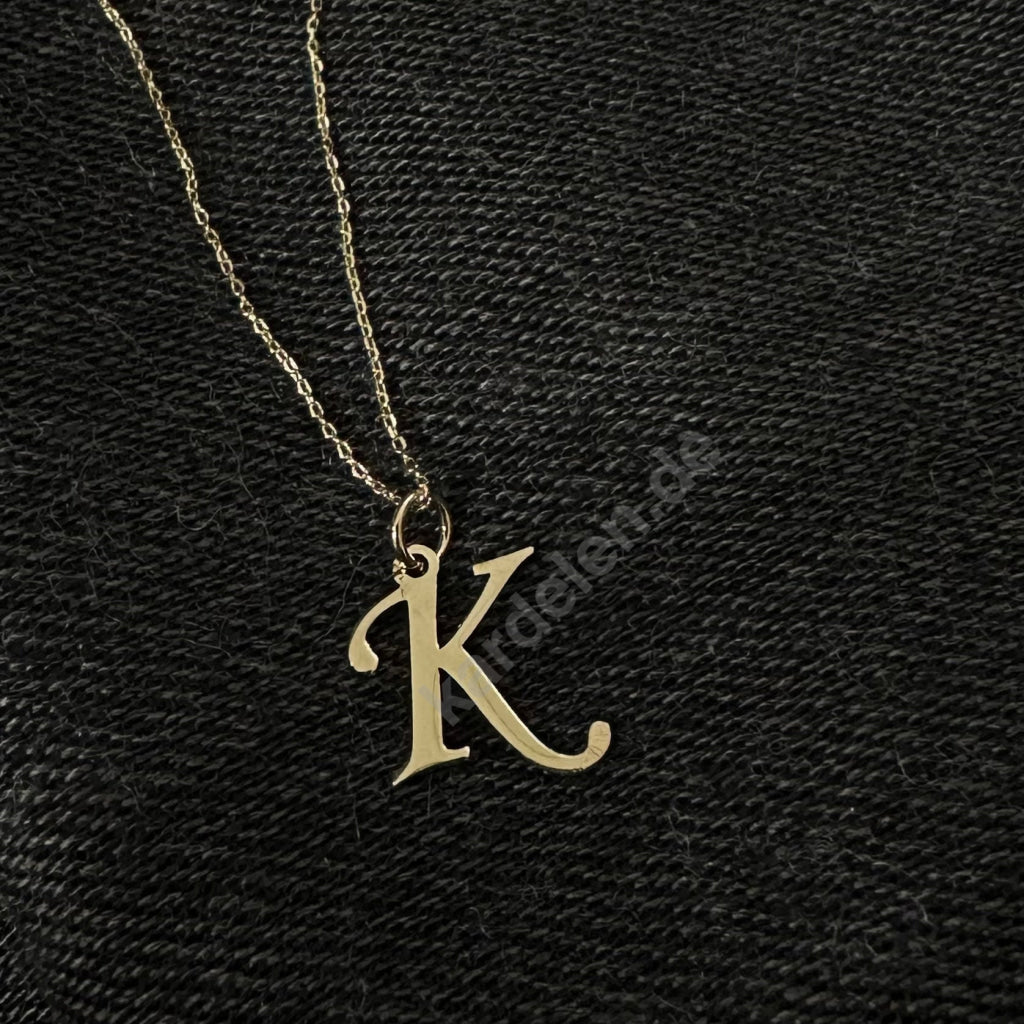 14K GOLD MINIMAL LETTER NECKLACE (8557755236695)