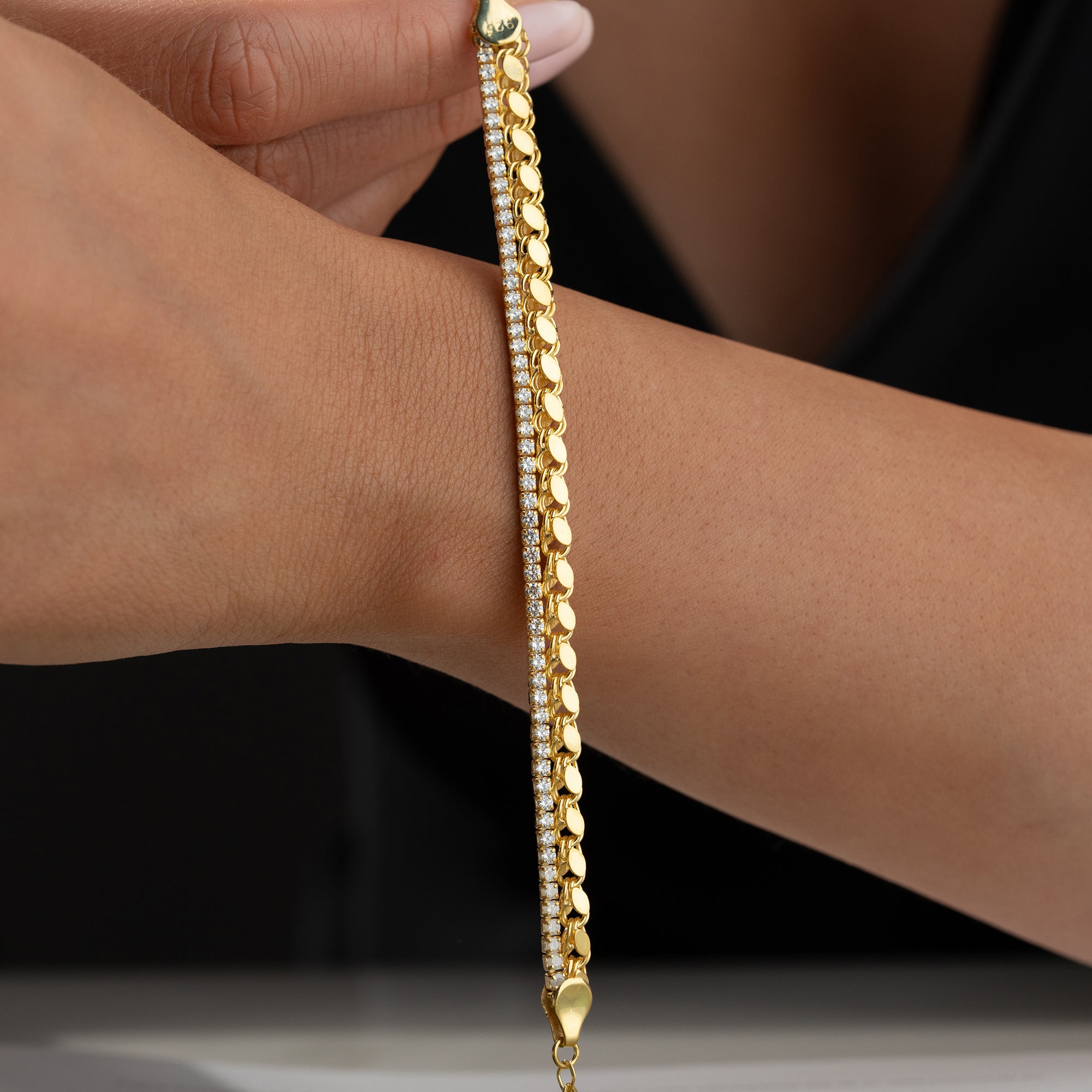 BARLEY X ICED OUT BRACELET | 925 SILVER