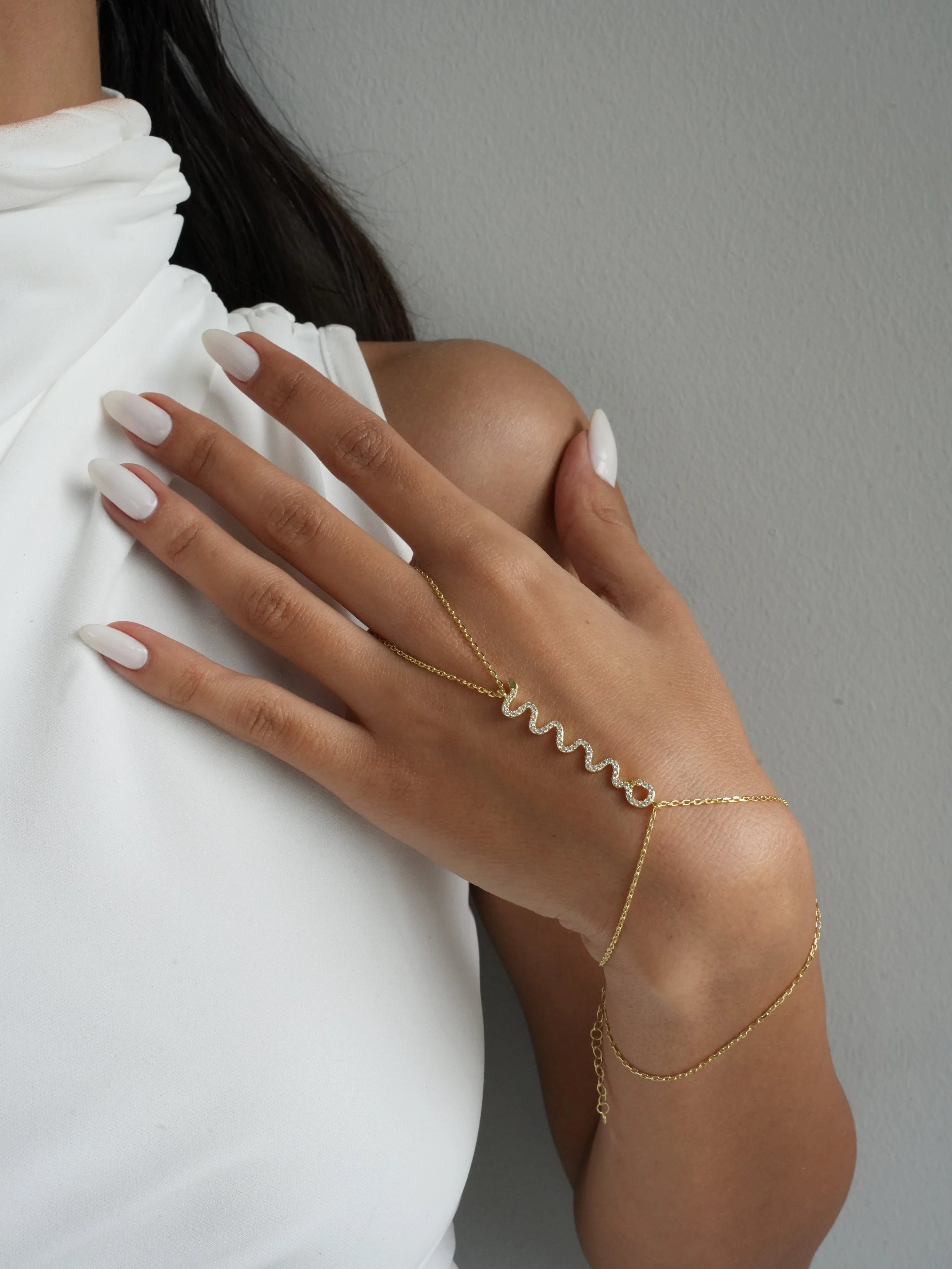 SNAKE HANDKETTE | 925 SILBER