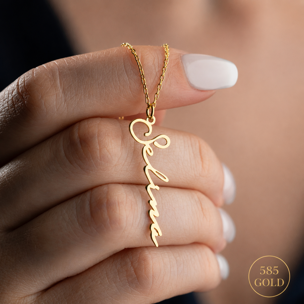 SIGNATUR NAMENSKETTE | 14K GOLD