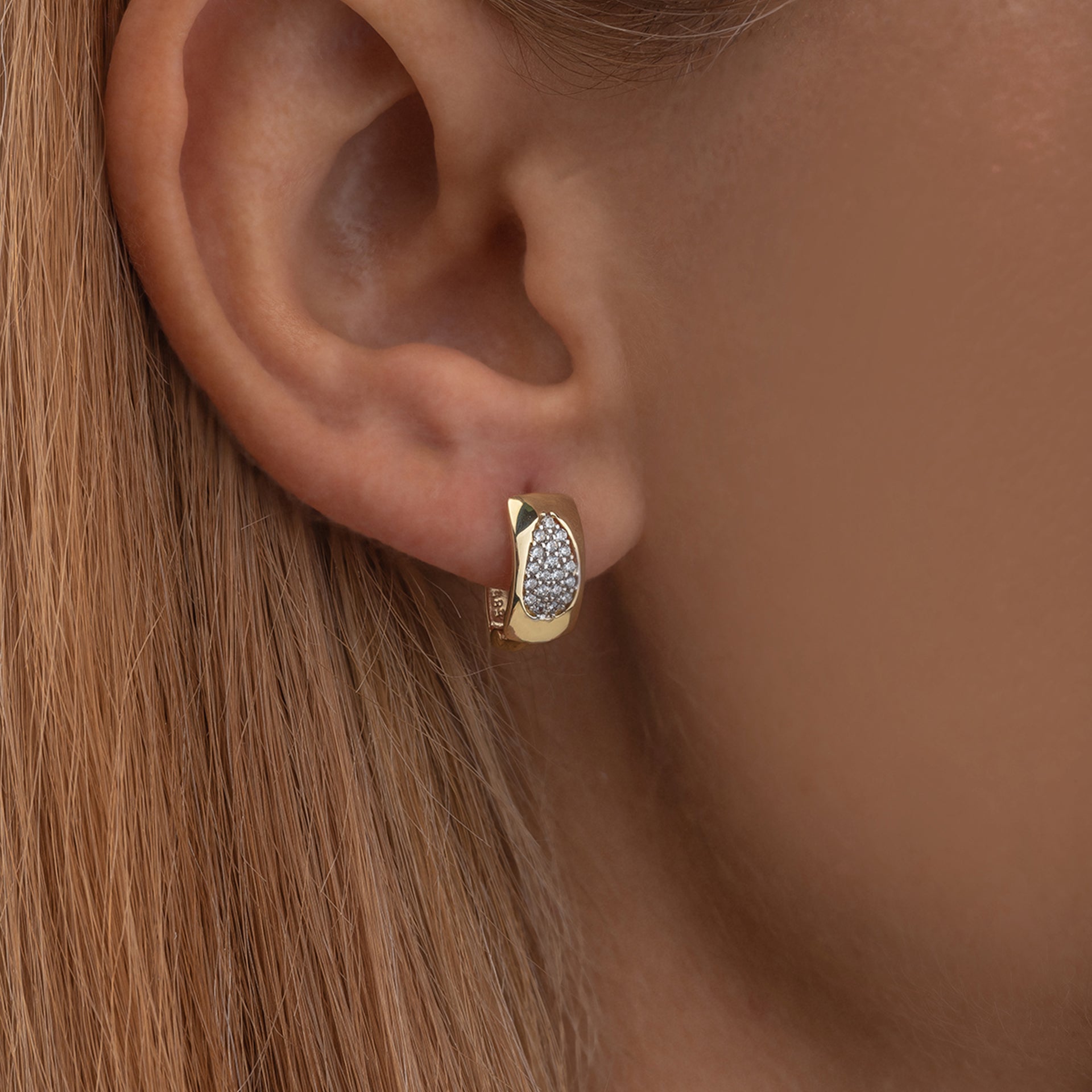 TROPFENMUSTER OHRRINGE | 14K GOLD