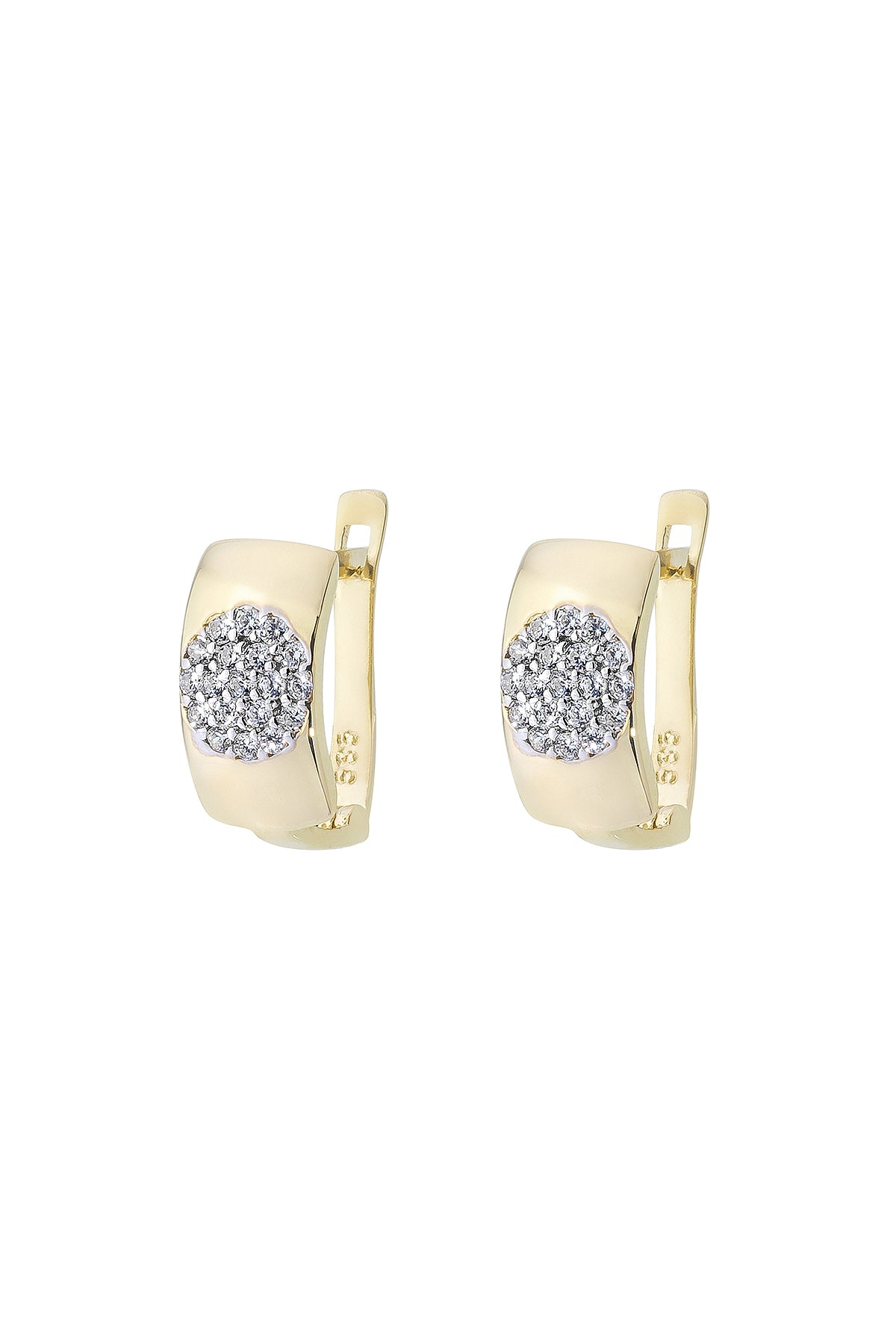 RUNDMUSTER OHRRINGE | 14K GOLD