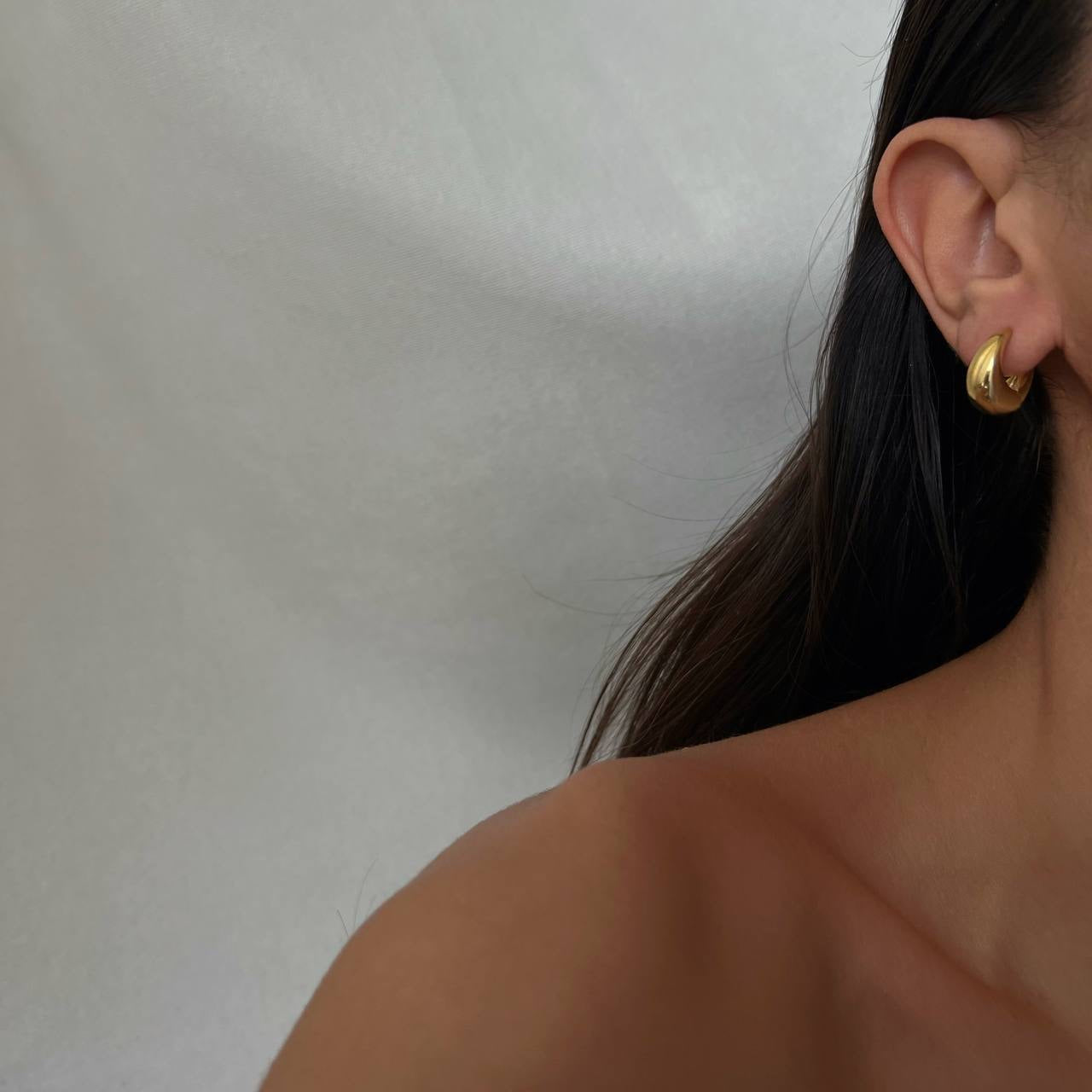 Chunky Hoop Ohrring (6994349391917)