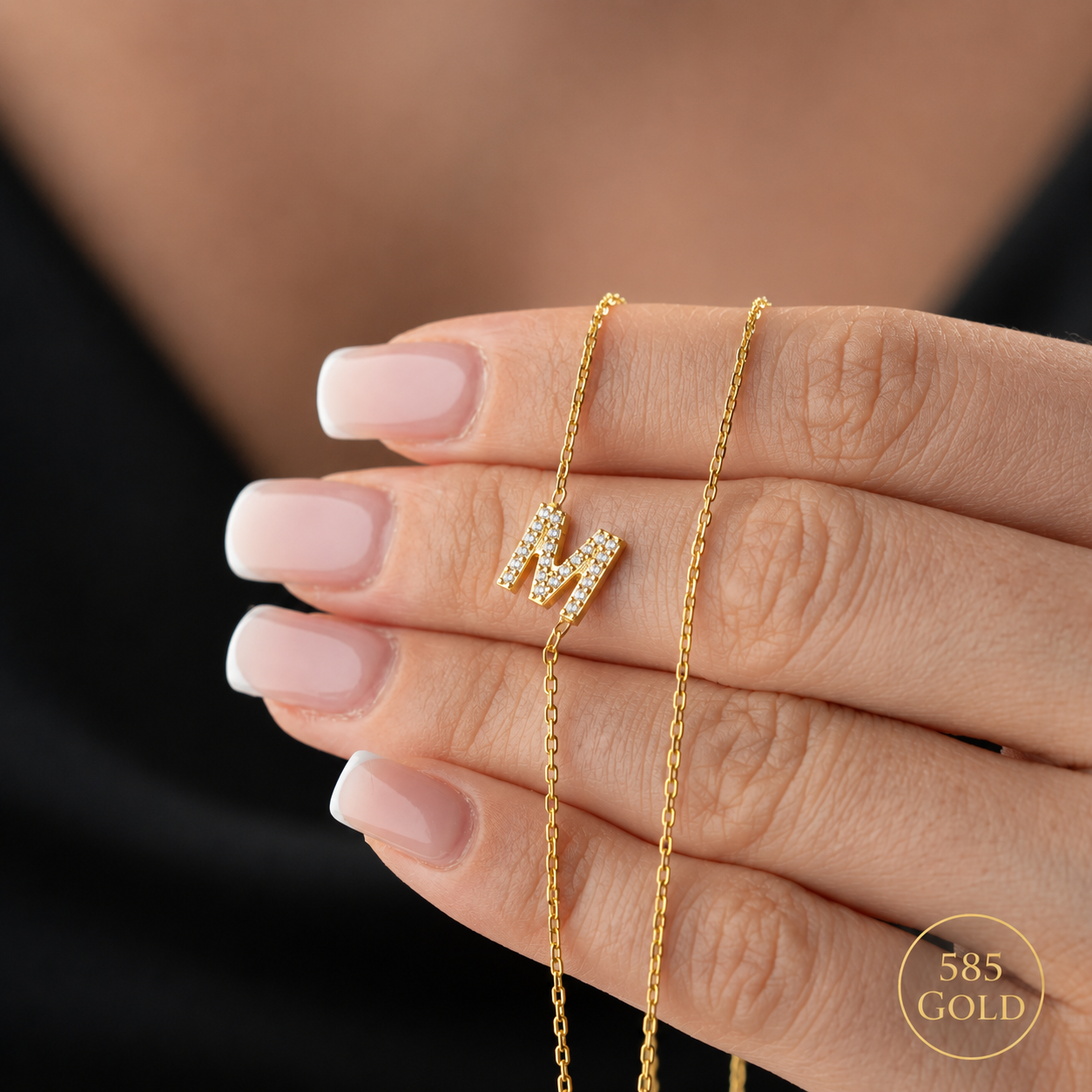 ZİRKOIA BUCHSTABENKETTE | 14K GOLD