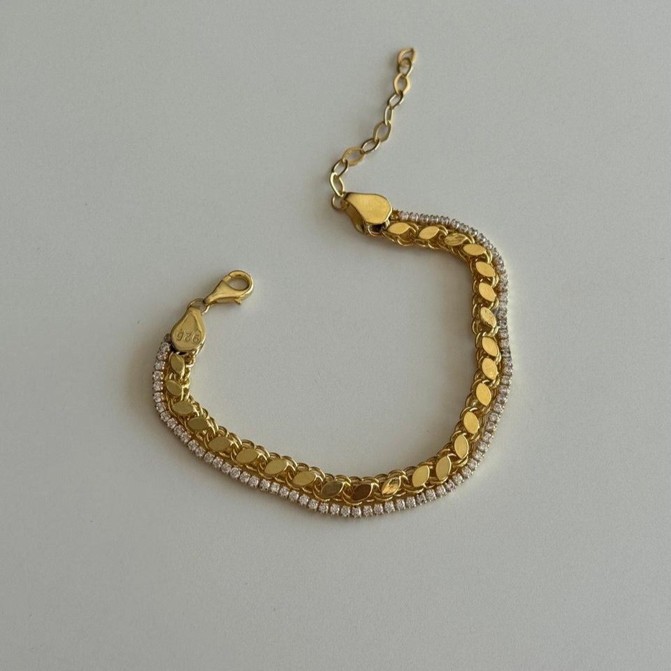 BARLEY X ICED OUT BRACELET | 925 SILVER