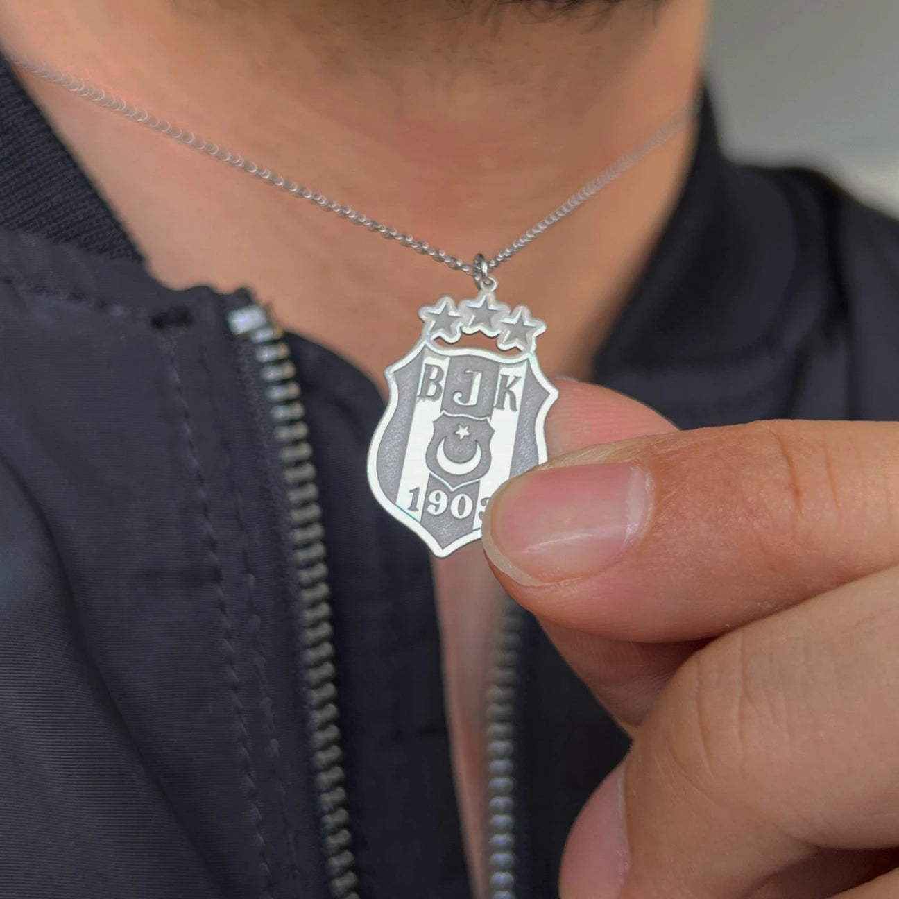 MANNSCHAFTS HALSKETTE | 925 SILBER