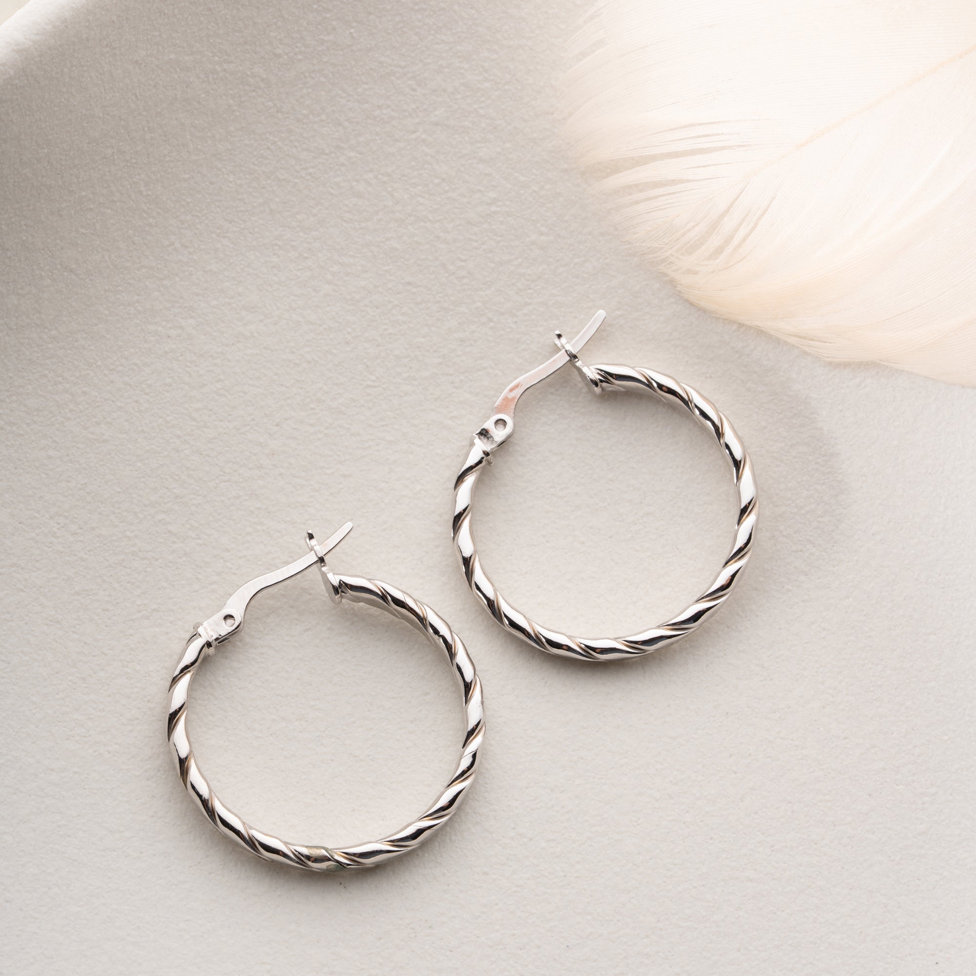 ZEITLOS OHRRINGE | 925 SILBER
