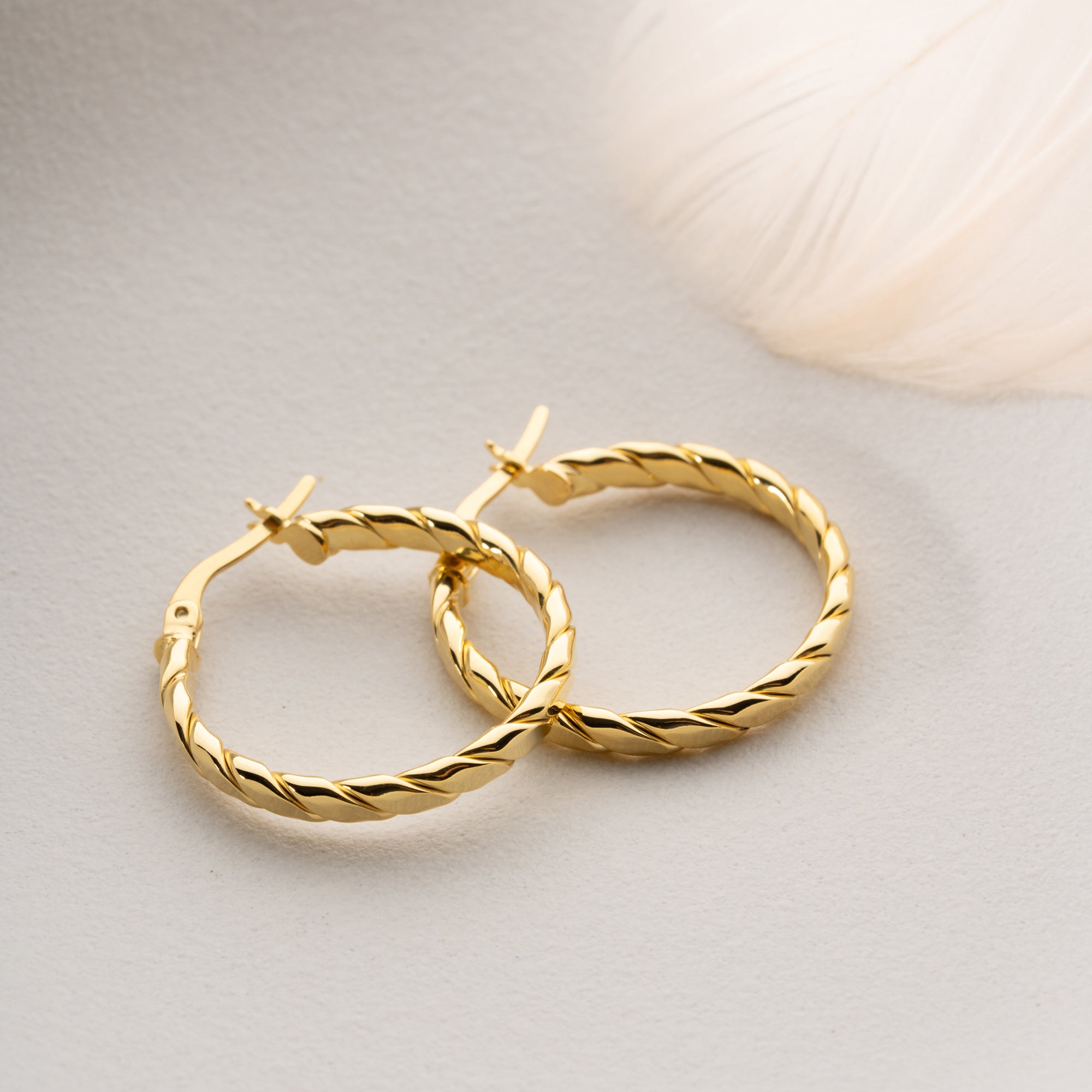 BASIC-SPIRALE OHRRINGE | 925 SILBER