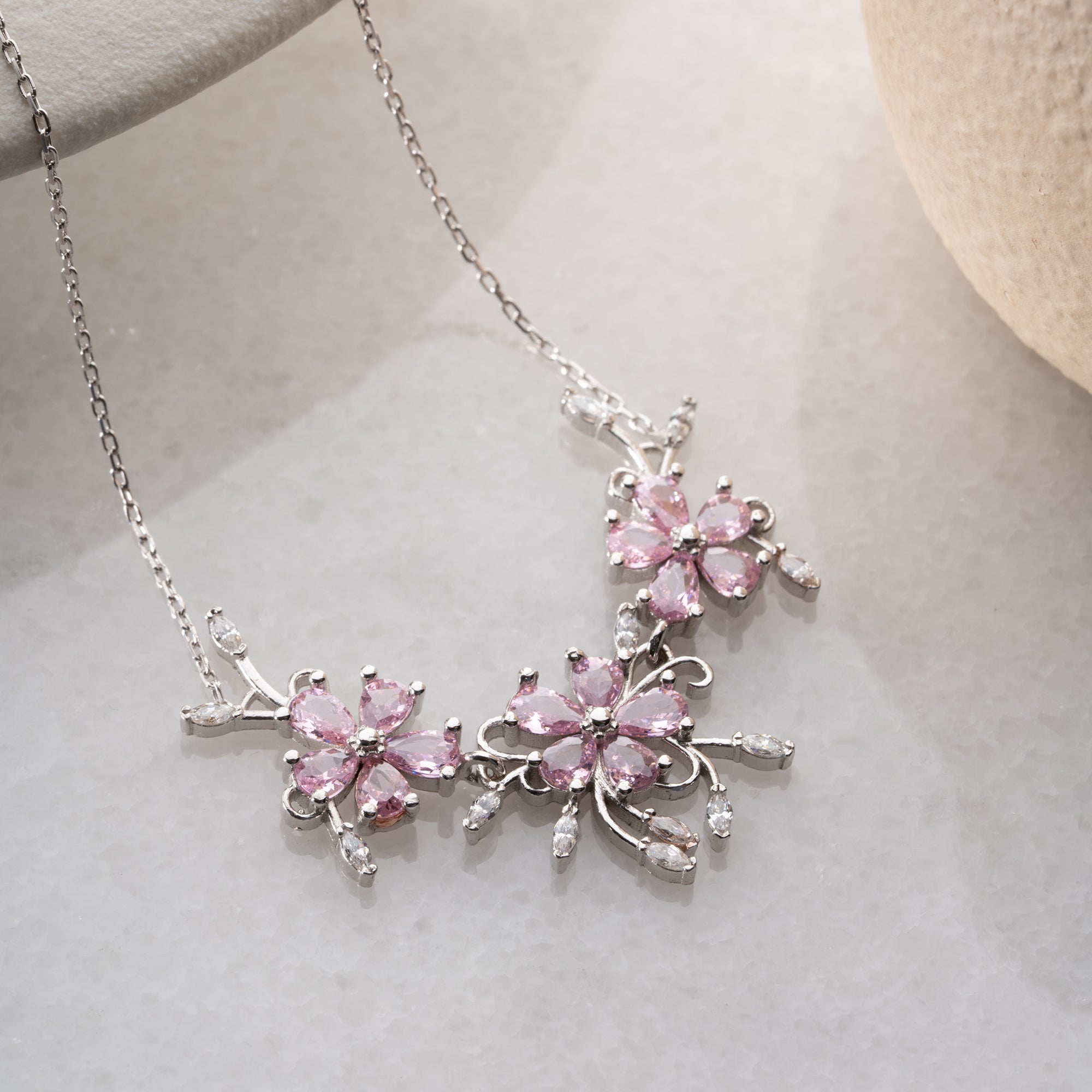 FRÜHLINGSZAUBER HALSKETTE | 925 SILBER