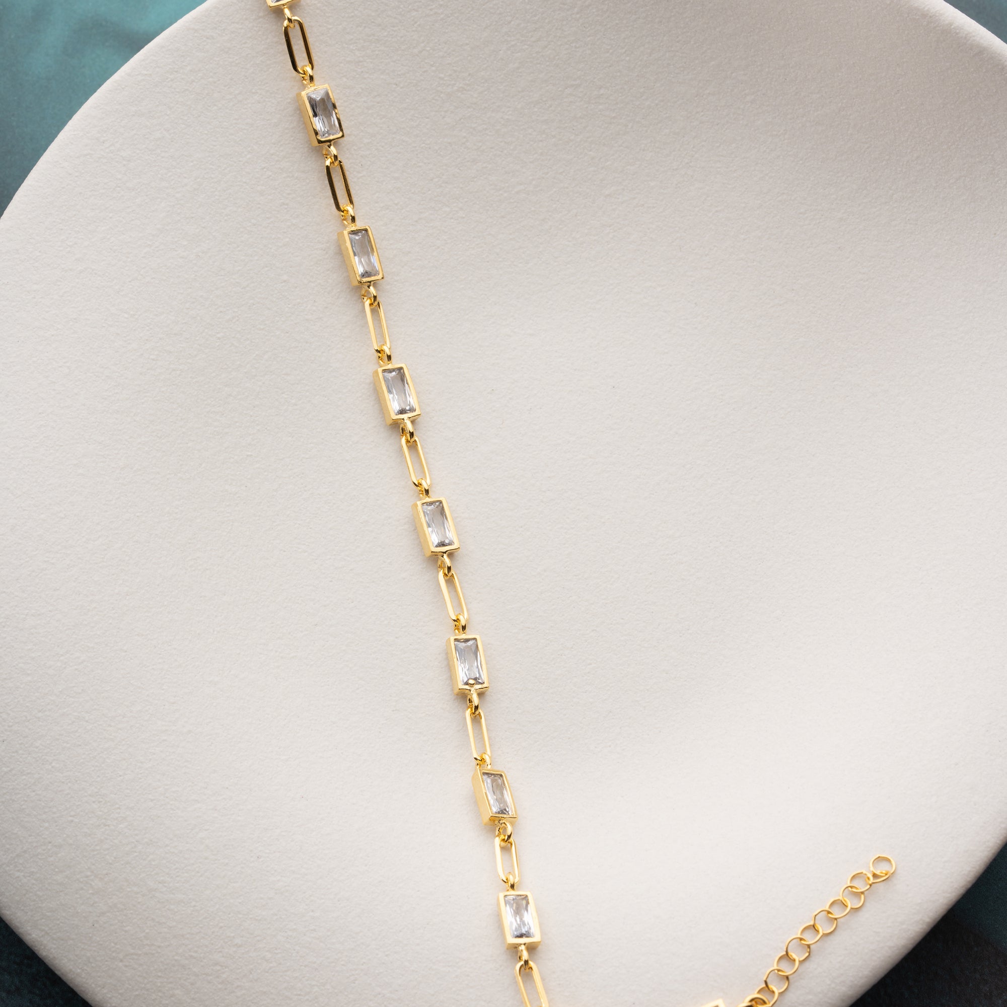 MIT MEHREREN BAGUETTE-STEINEN
ARMKETTE | 925 SILBER