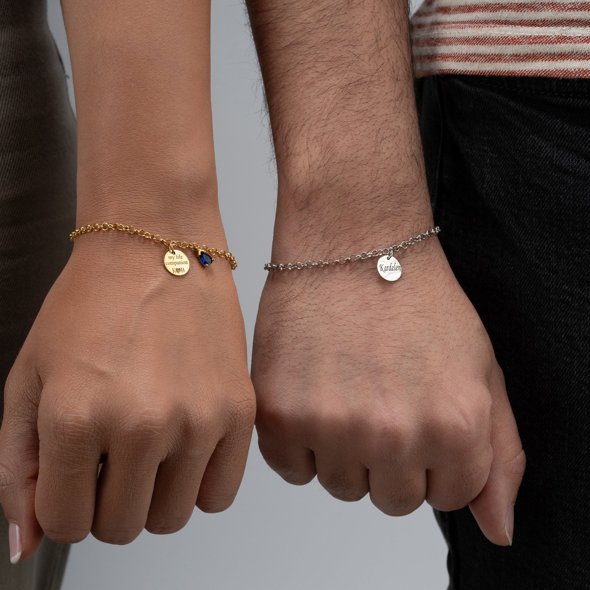 SEELENVERWANDT PAAR ARMKETTE | 925 SILBER