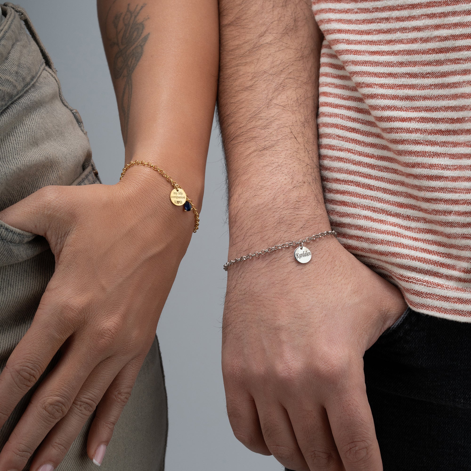 SEELENVERWANDT PAAR ARMKETTE | 925 SILBER