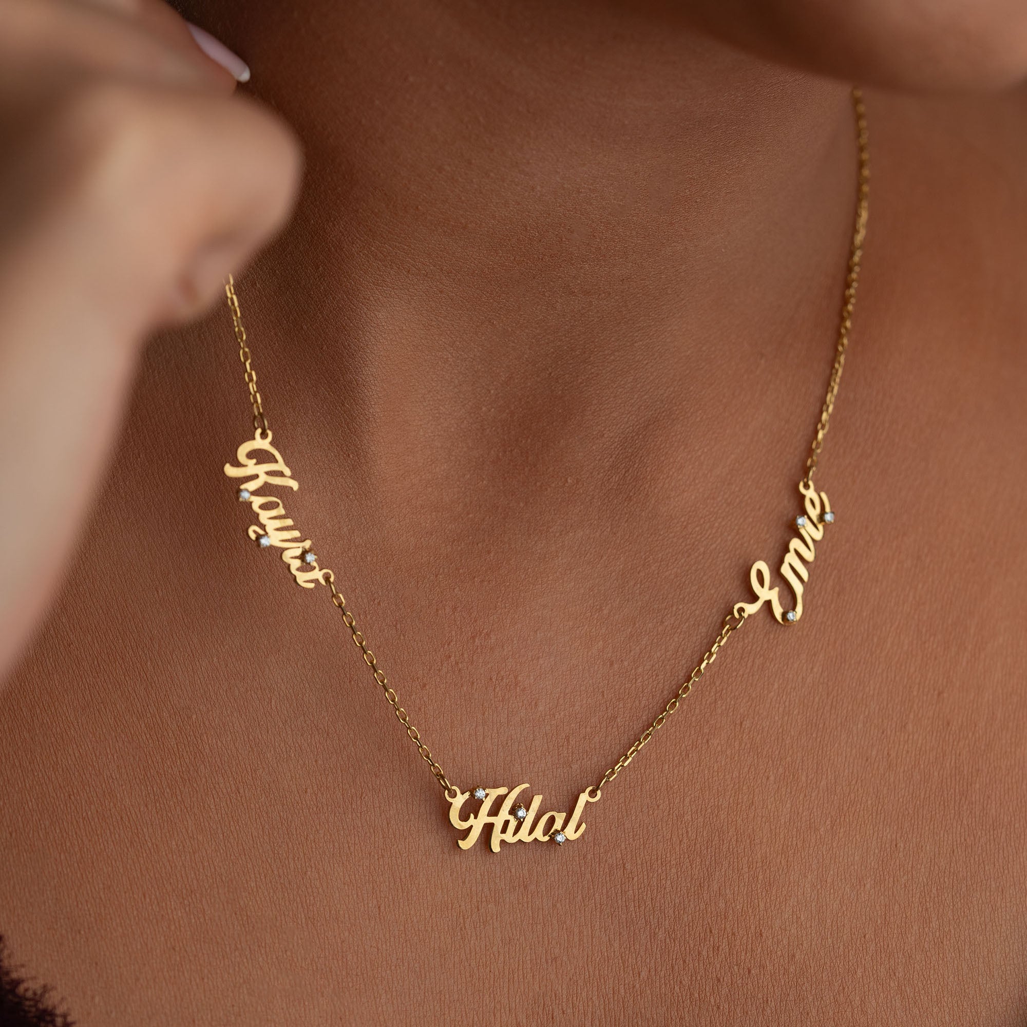 TRIO SHINE HALSKETTE | 925 SILBER