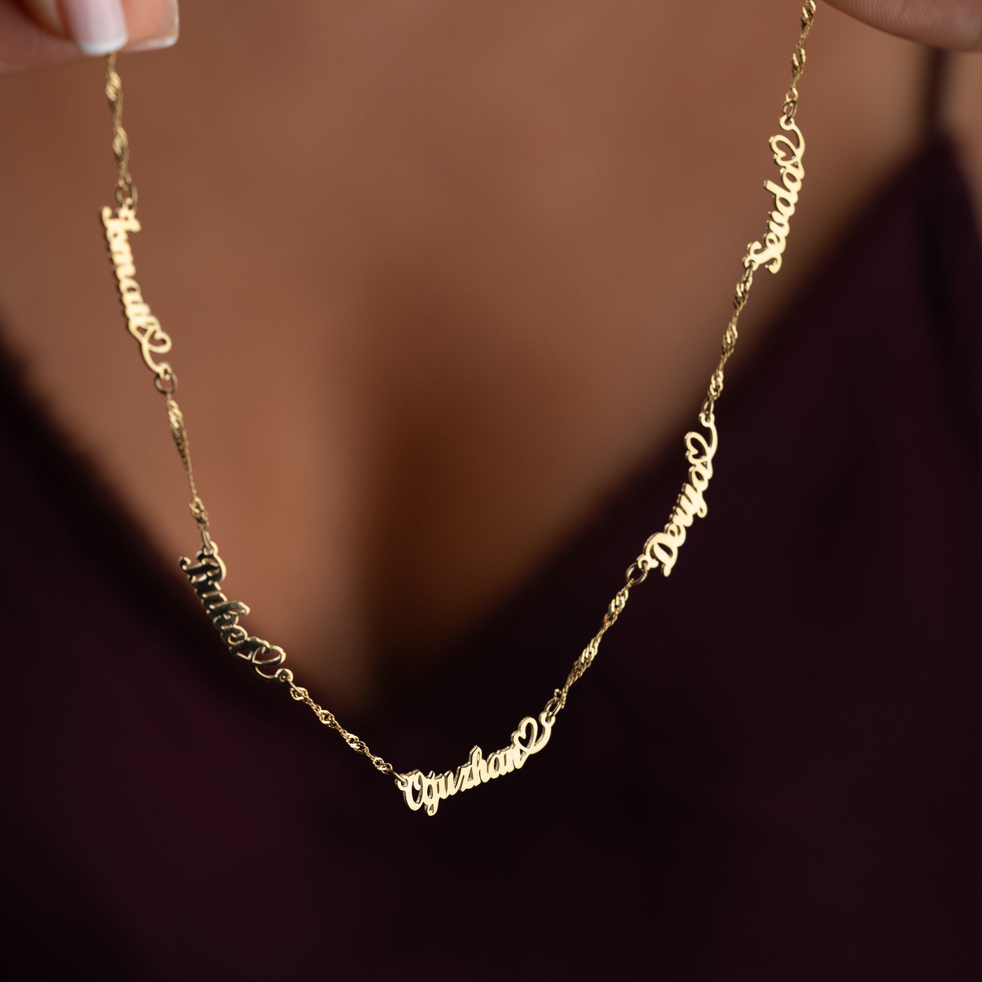 5'ER PRECIOUS NAMENSKETTE | 925 SILBER
