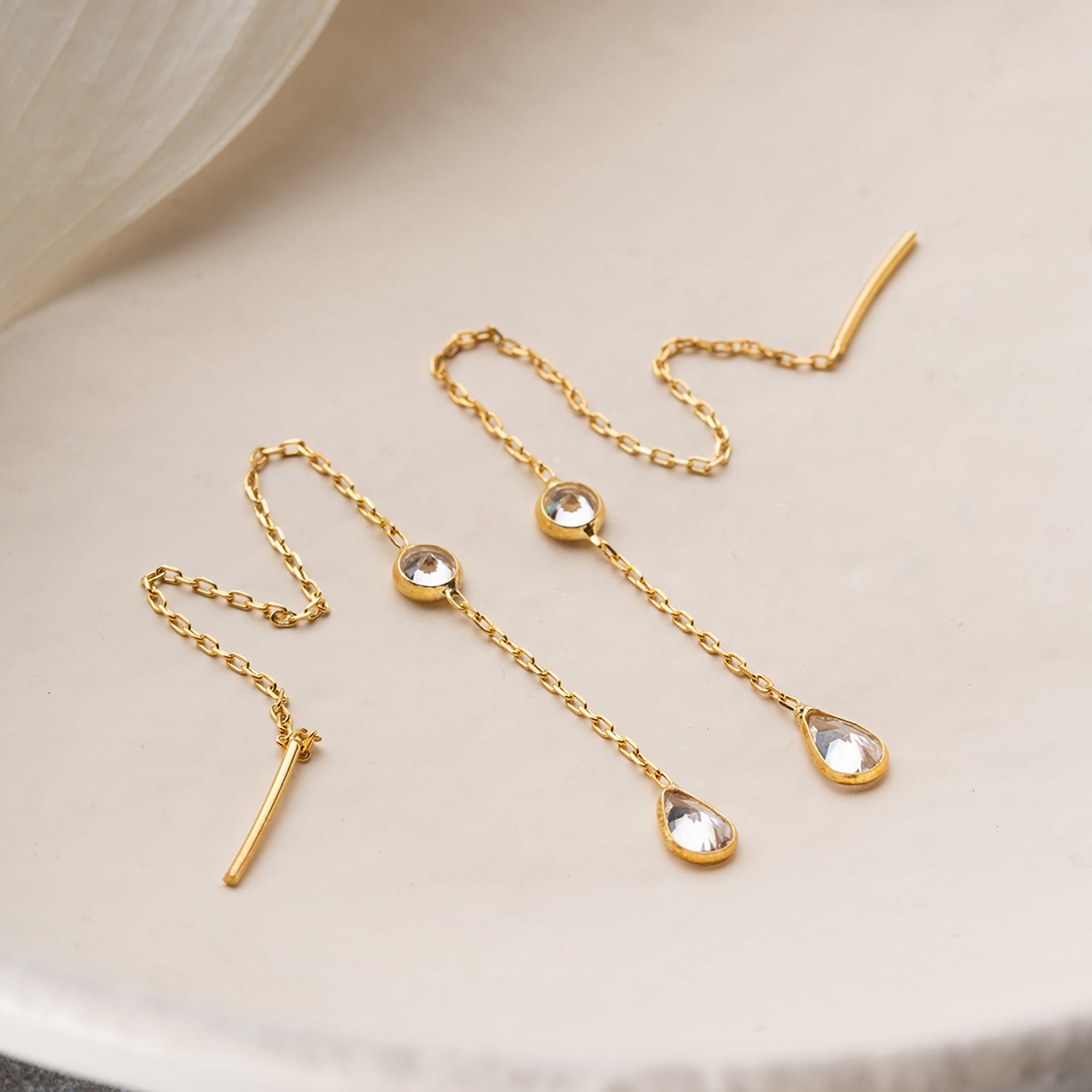 TIE DROP OHRRINGE | 925 SILBER