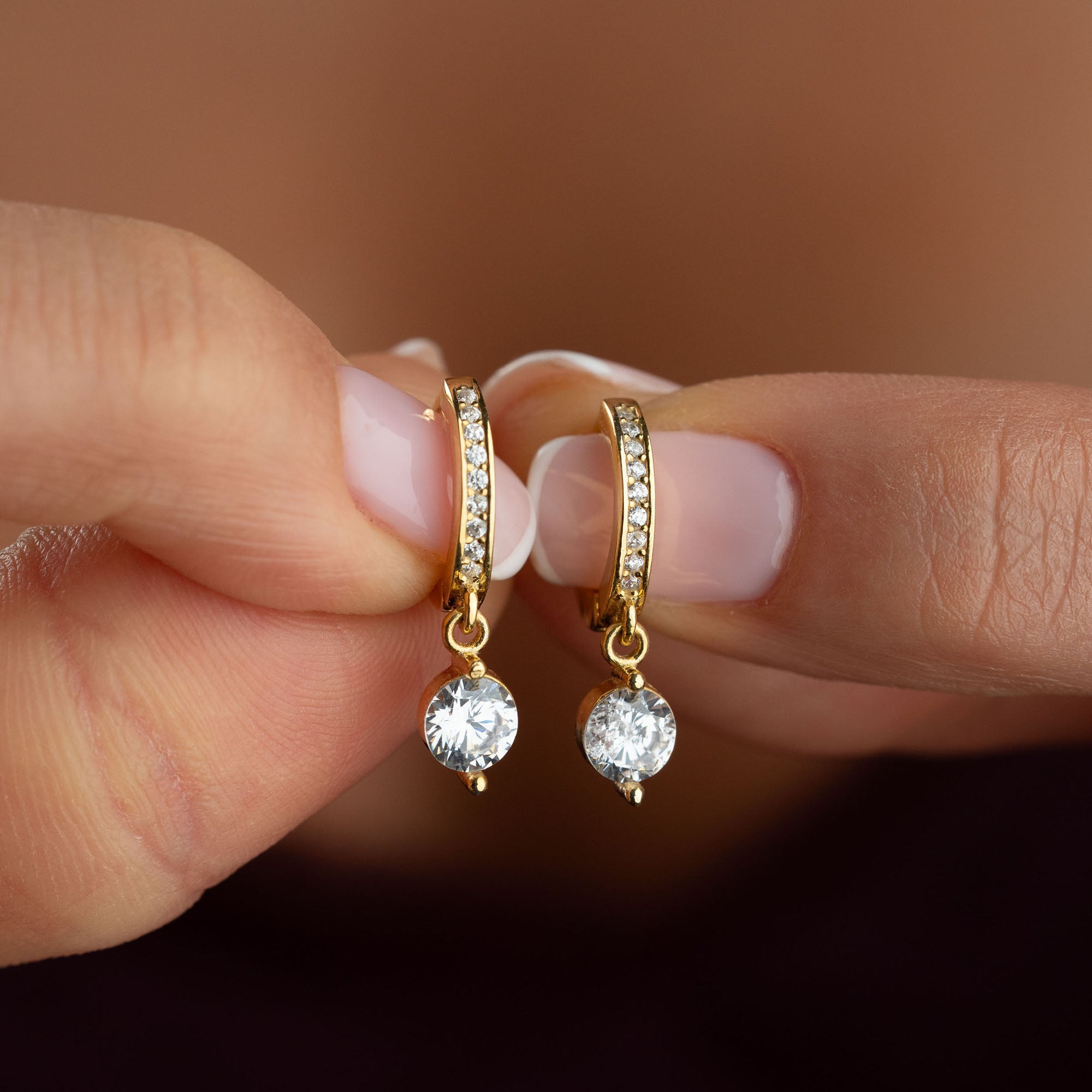 Zirconia Cloverleaf Earrings | 925 Silver