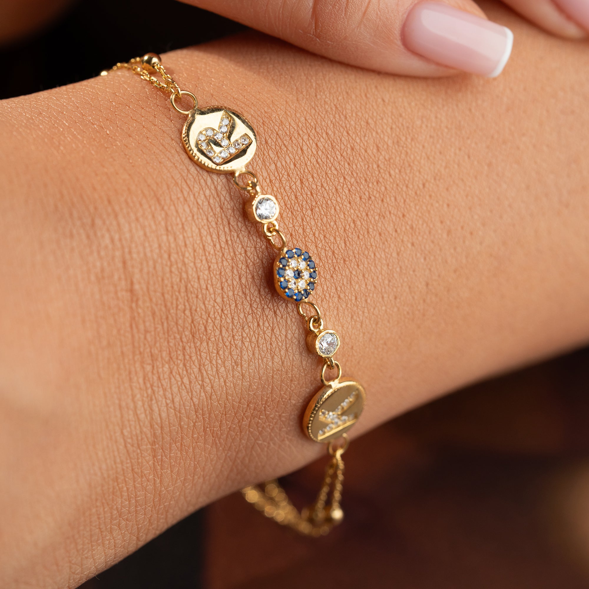 LETTER NAZAR LETTER ARMKETTE | 925 SILBER