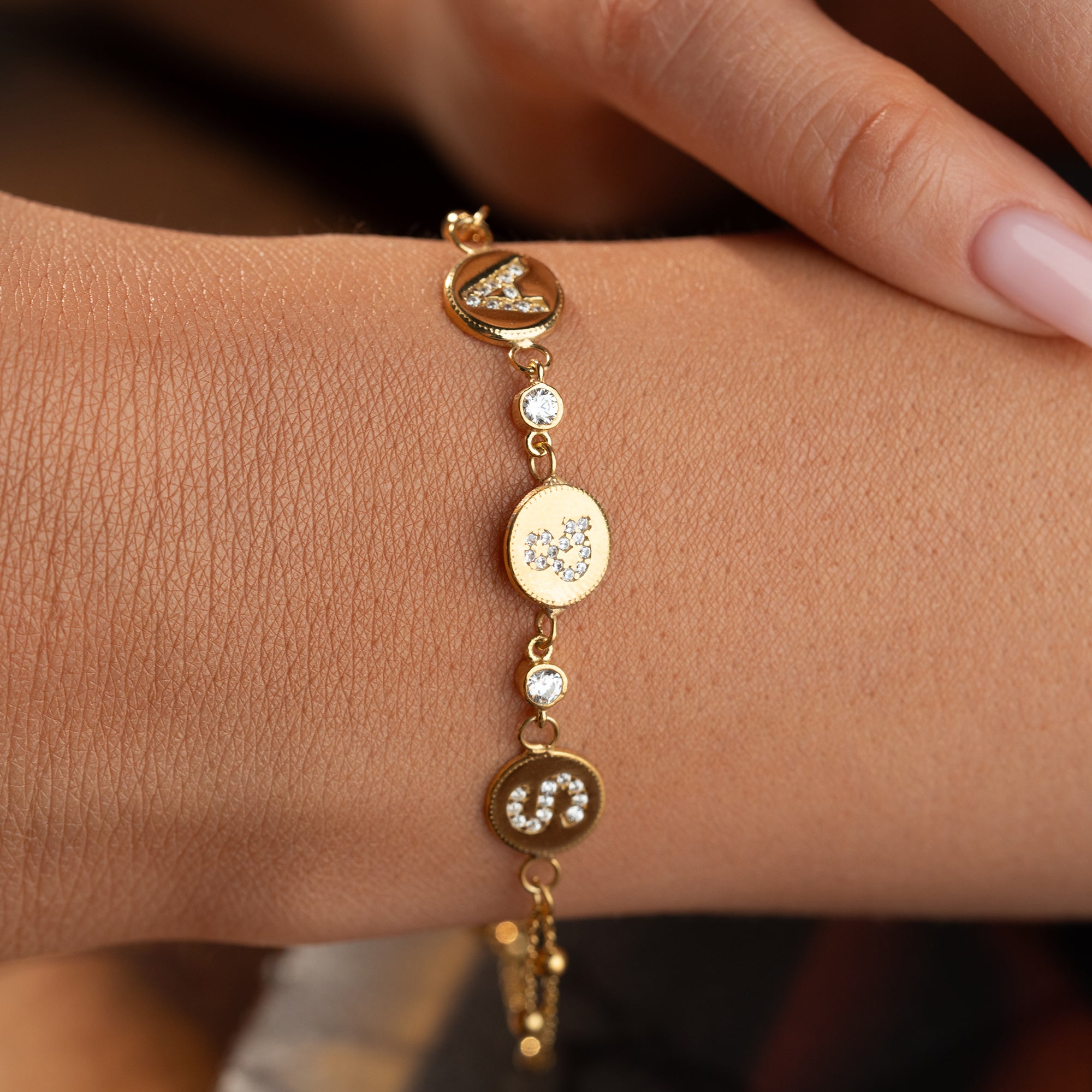 LETTER & LETTER ARMKETTE | 925 SILBER