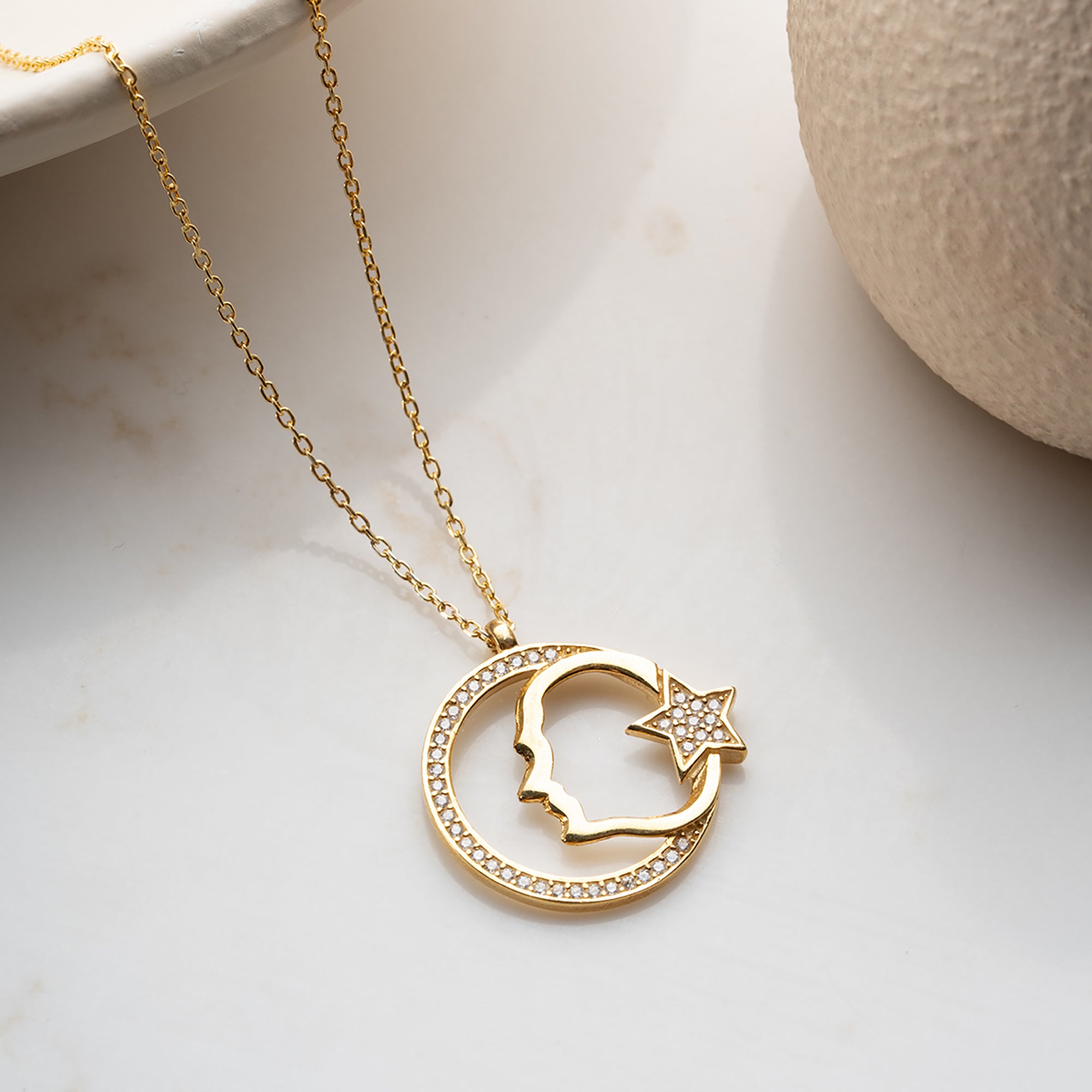 AYYILDIZ ATATÜRK KETTE | 925 SILBER