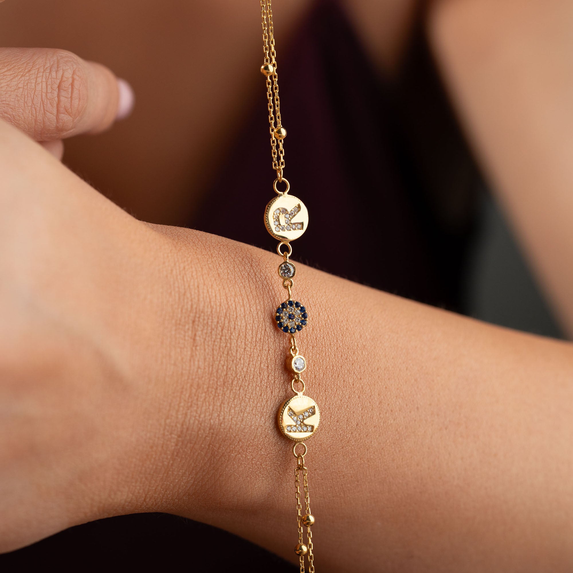 LETTER NAZAR LETTER ARMKETTE | 925 SILBER