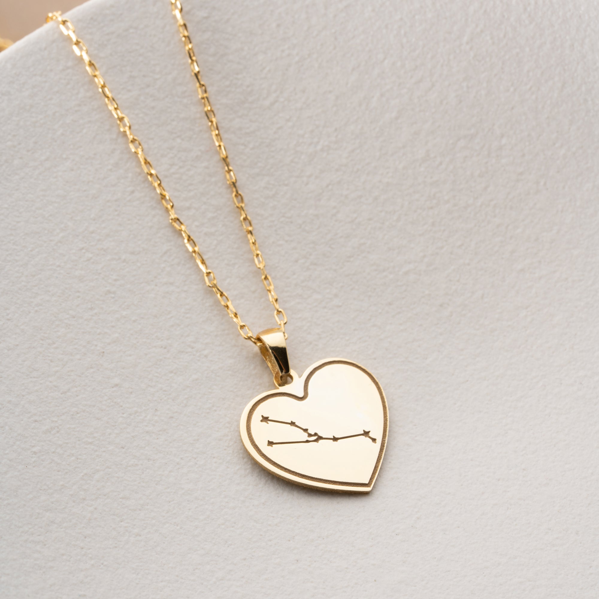 Engraved Heart Necklace | 925 Silver