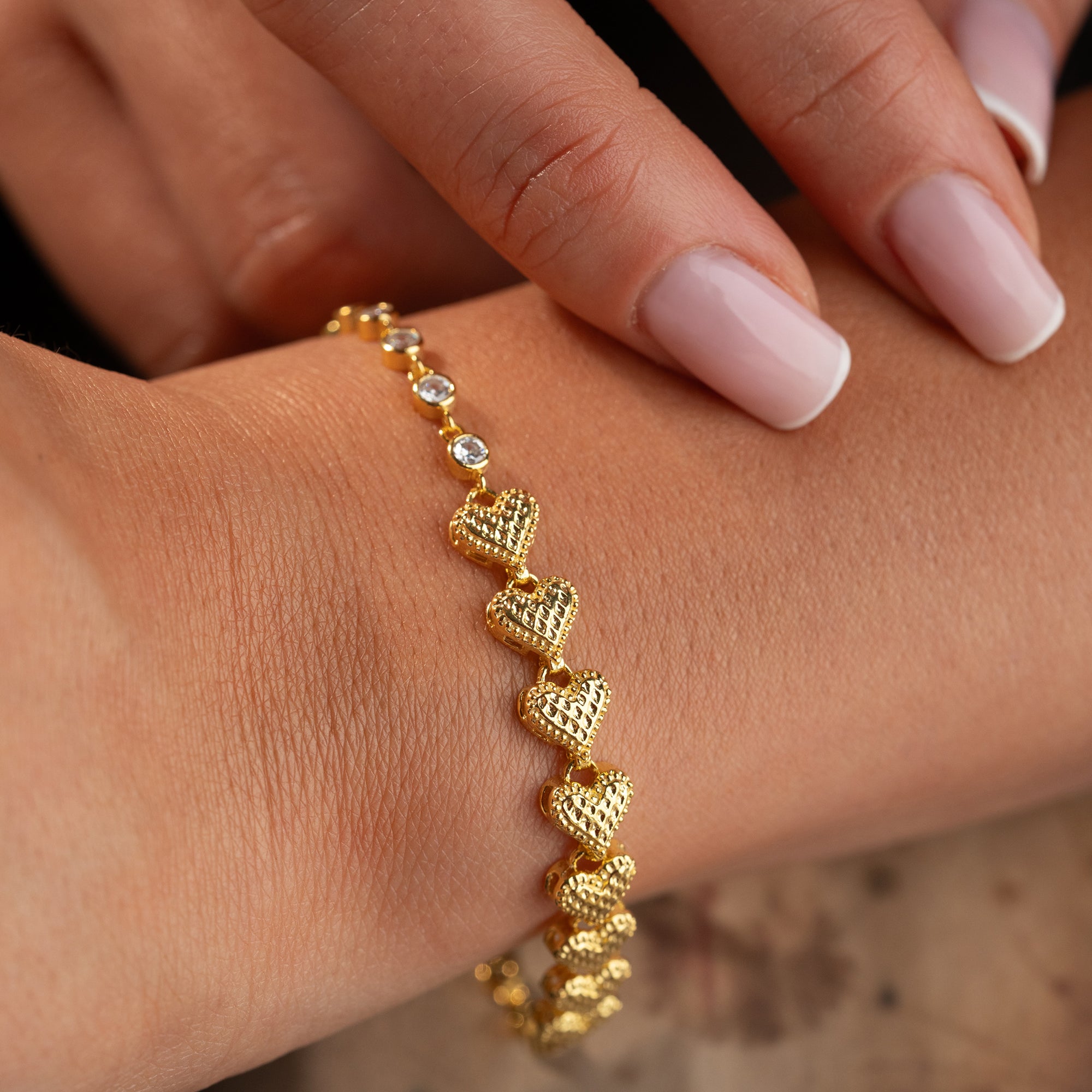 ZUNEIGUNG ARMKETTE | 925 SILBER