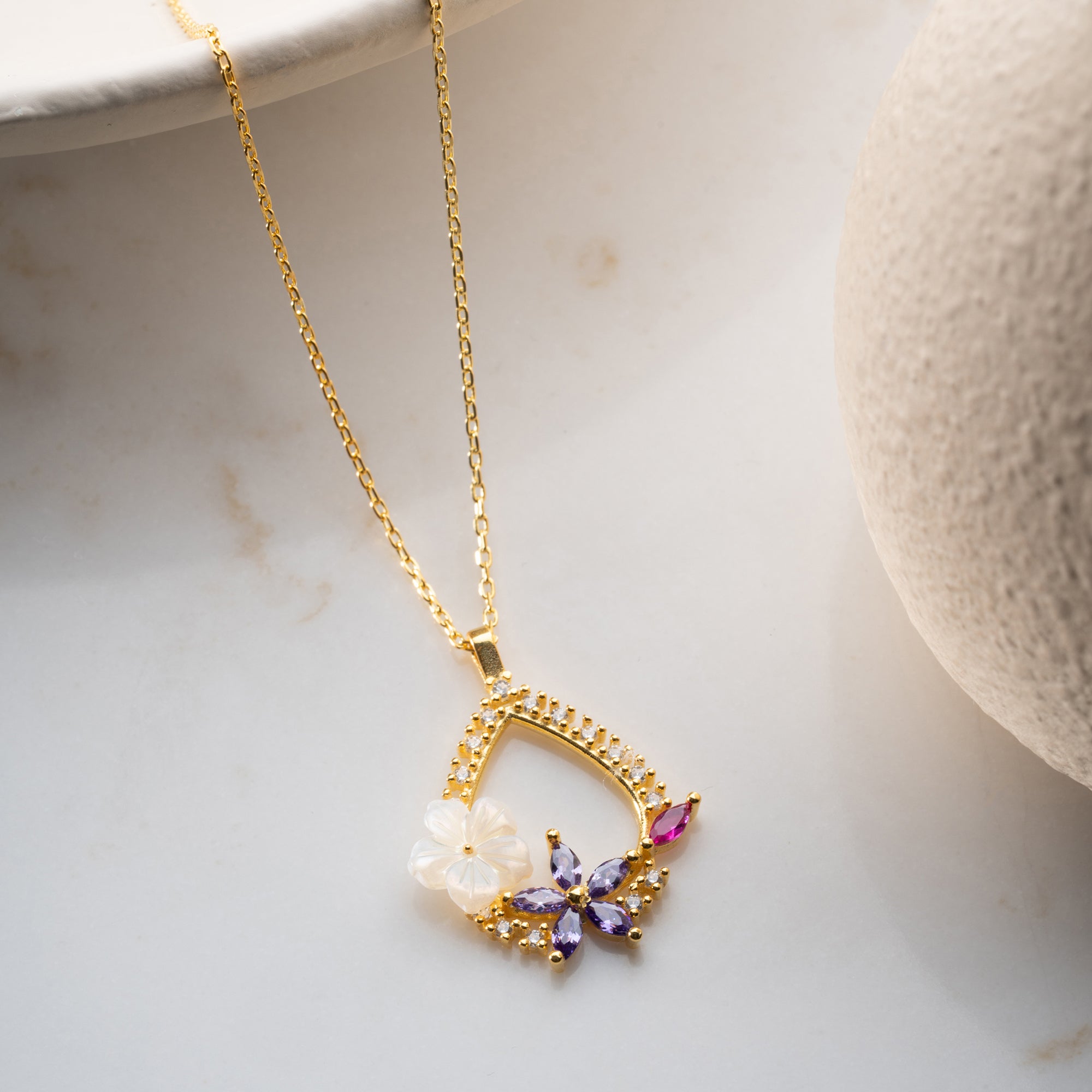 DROP VEVENTY HALSKETTE| 925 SILBER