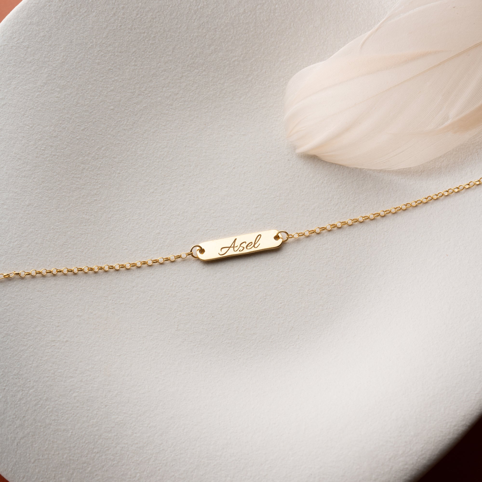 NAME SCHILD ARMKETTE | 925 SILBER