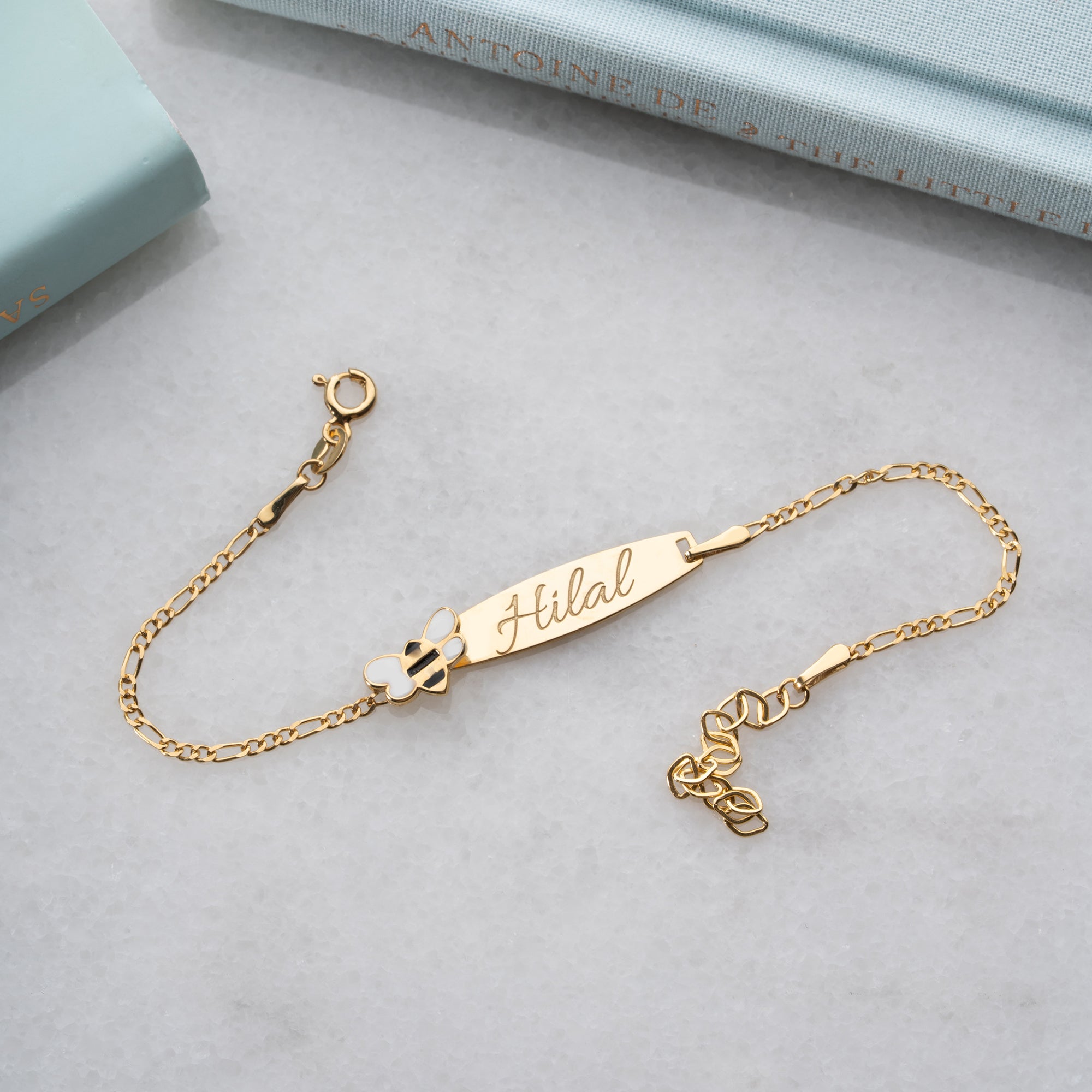 BIENE SCHILD ARMKETTE | 925 SILBER