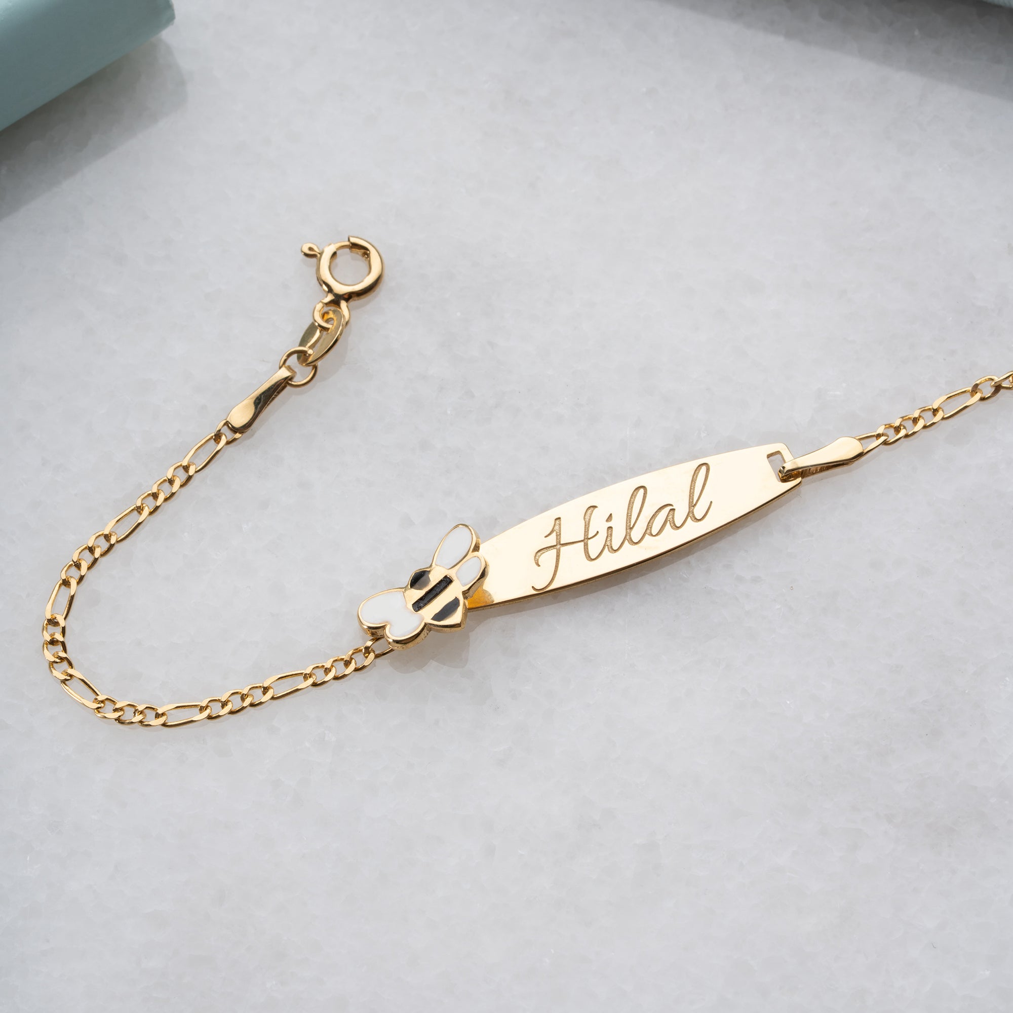 BIENE SCHILD ARMKETTE | 925 SILBER