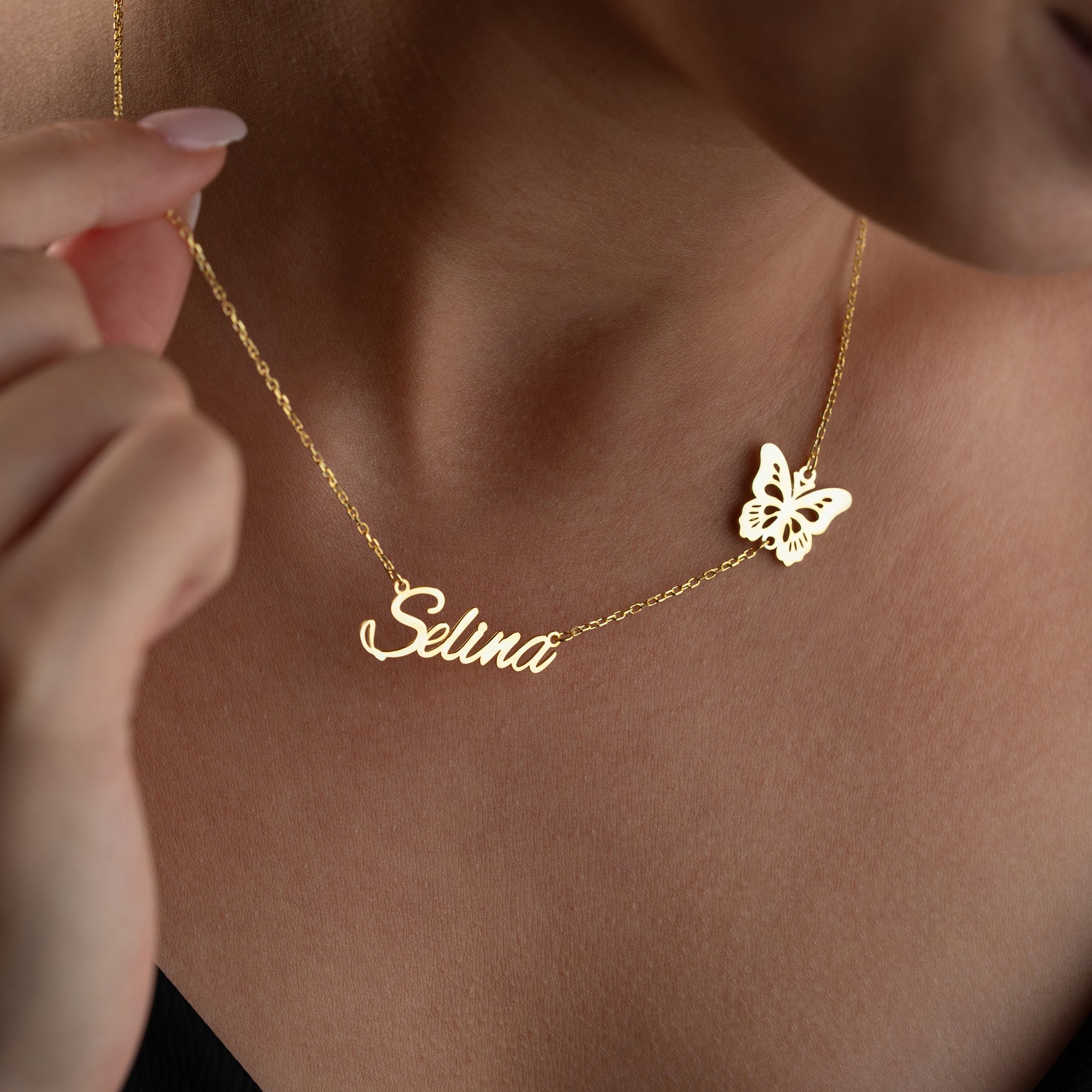 BIG BUTTERFLY NAMENSKETTE | 925 SILBER