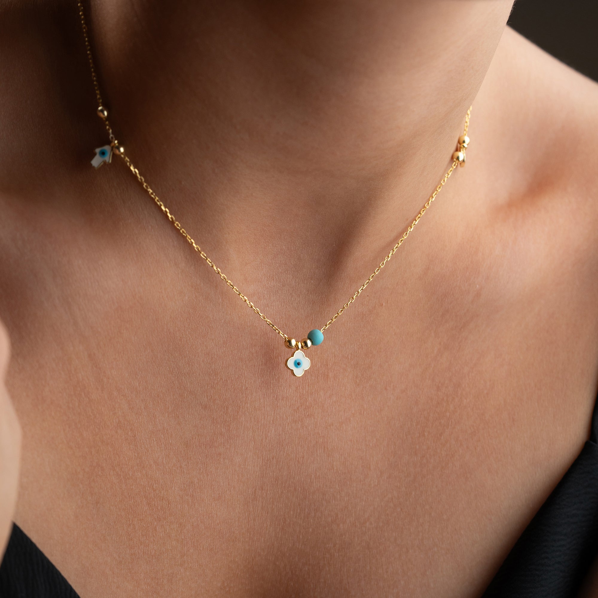 MINI DAISY HALSKETTE| 925 SILBER